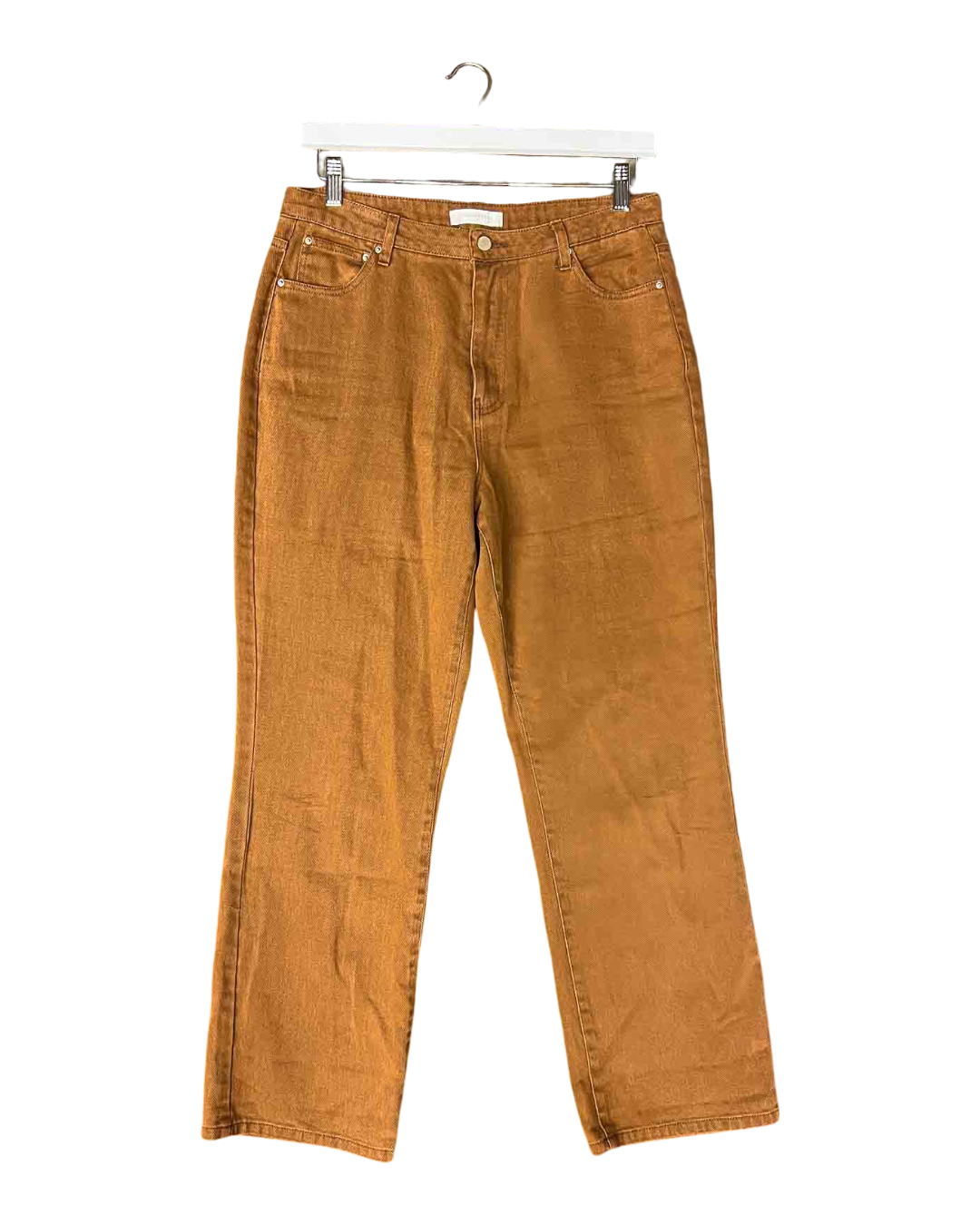 Size L | Nude Lucy Straight Leg Brown Jeans