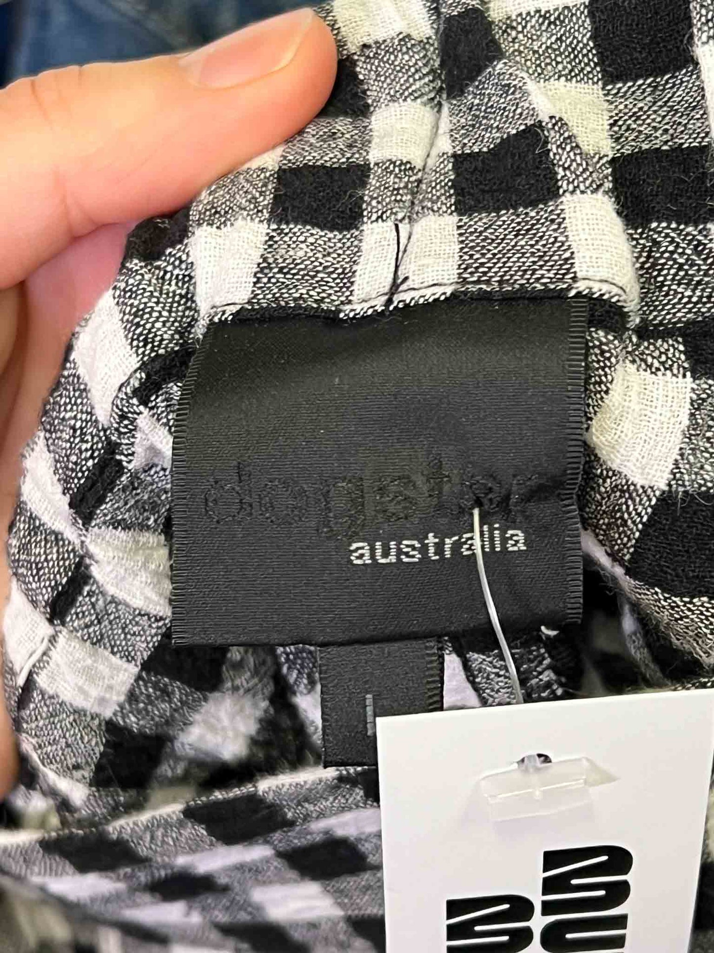 Size L | Dogstar Gingham Drop Crotch Pants