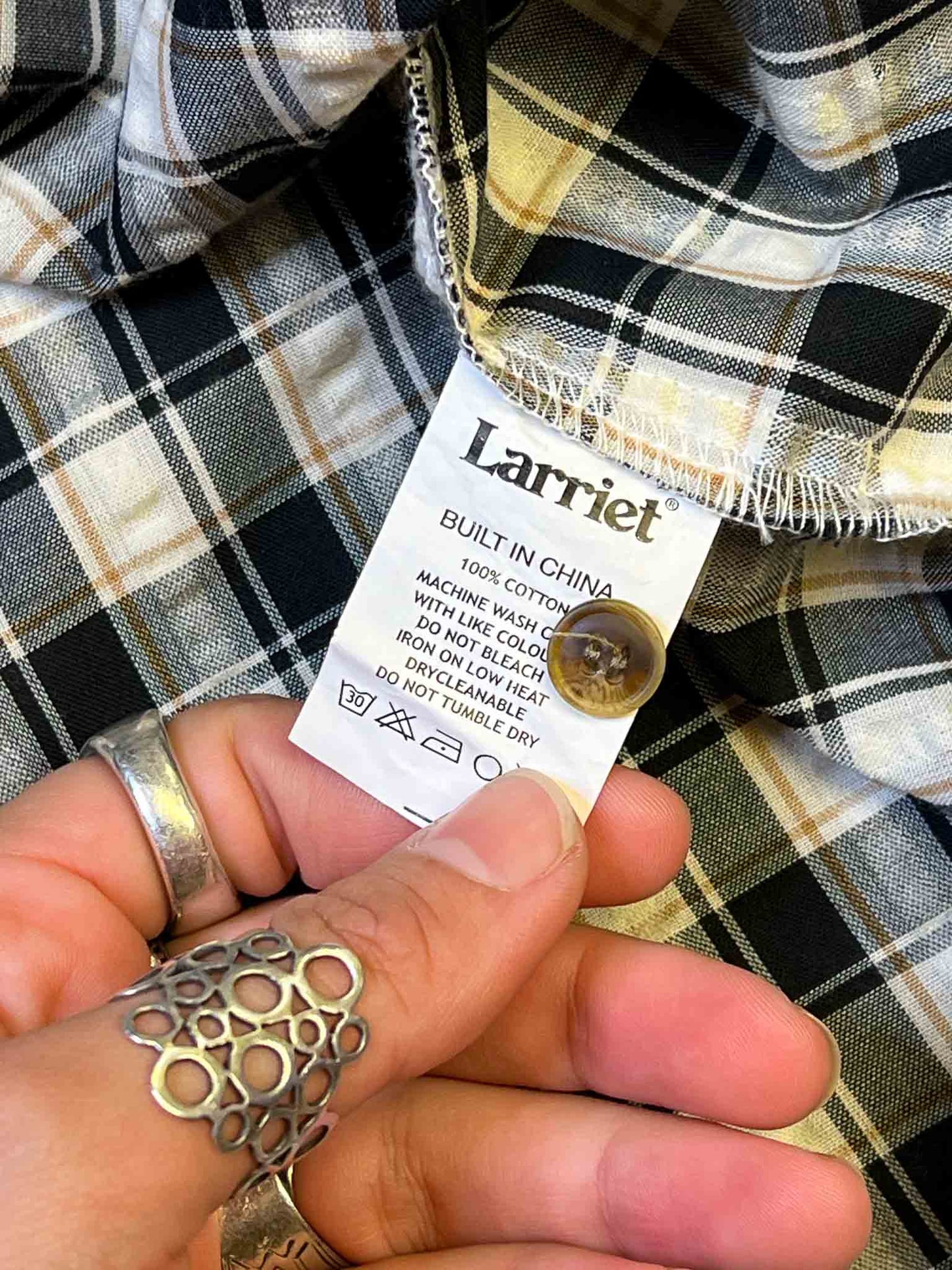 Size XL | Larriet Check Shirt
