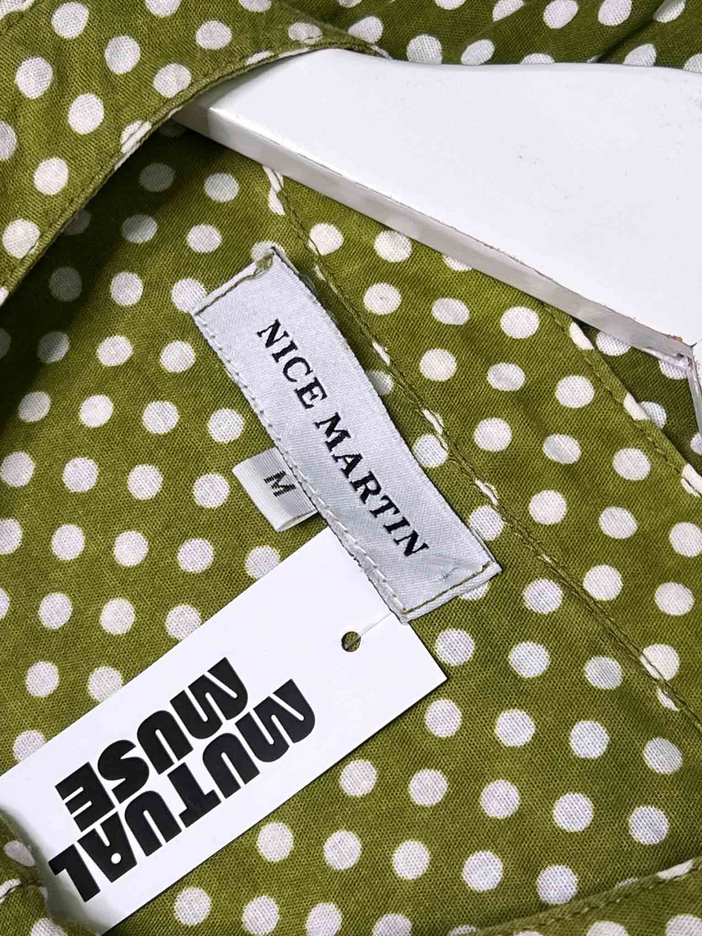 Size M | Nice Martin Cotton Polkadot Dress