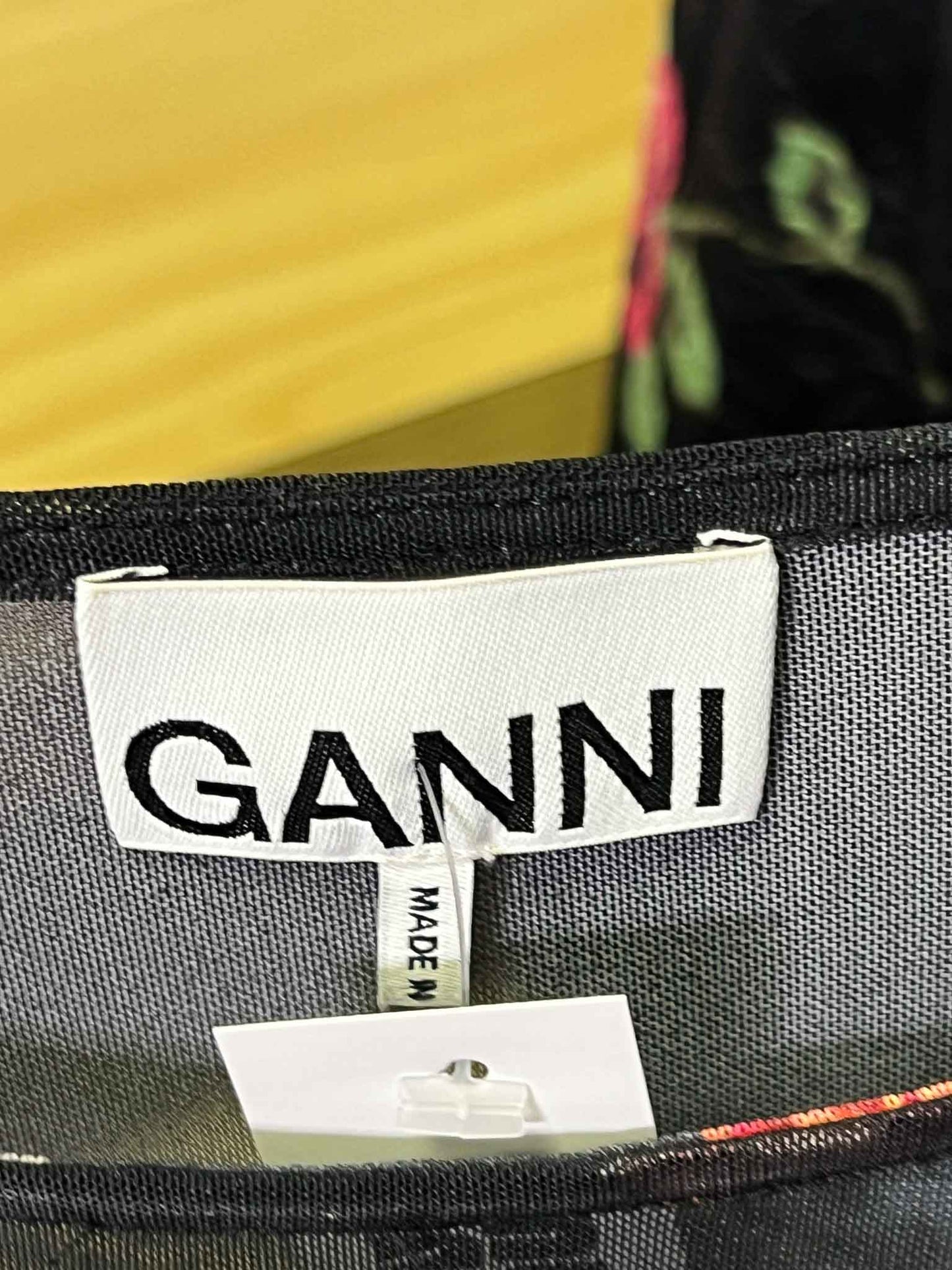 Size 44 (14) | Ganni Sheer Mesh Top