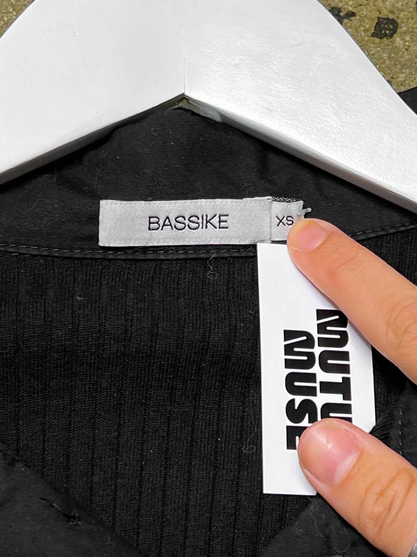 Size XS | Bassike Ribbed Organic Cotton Top