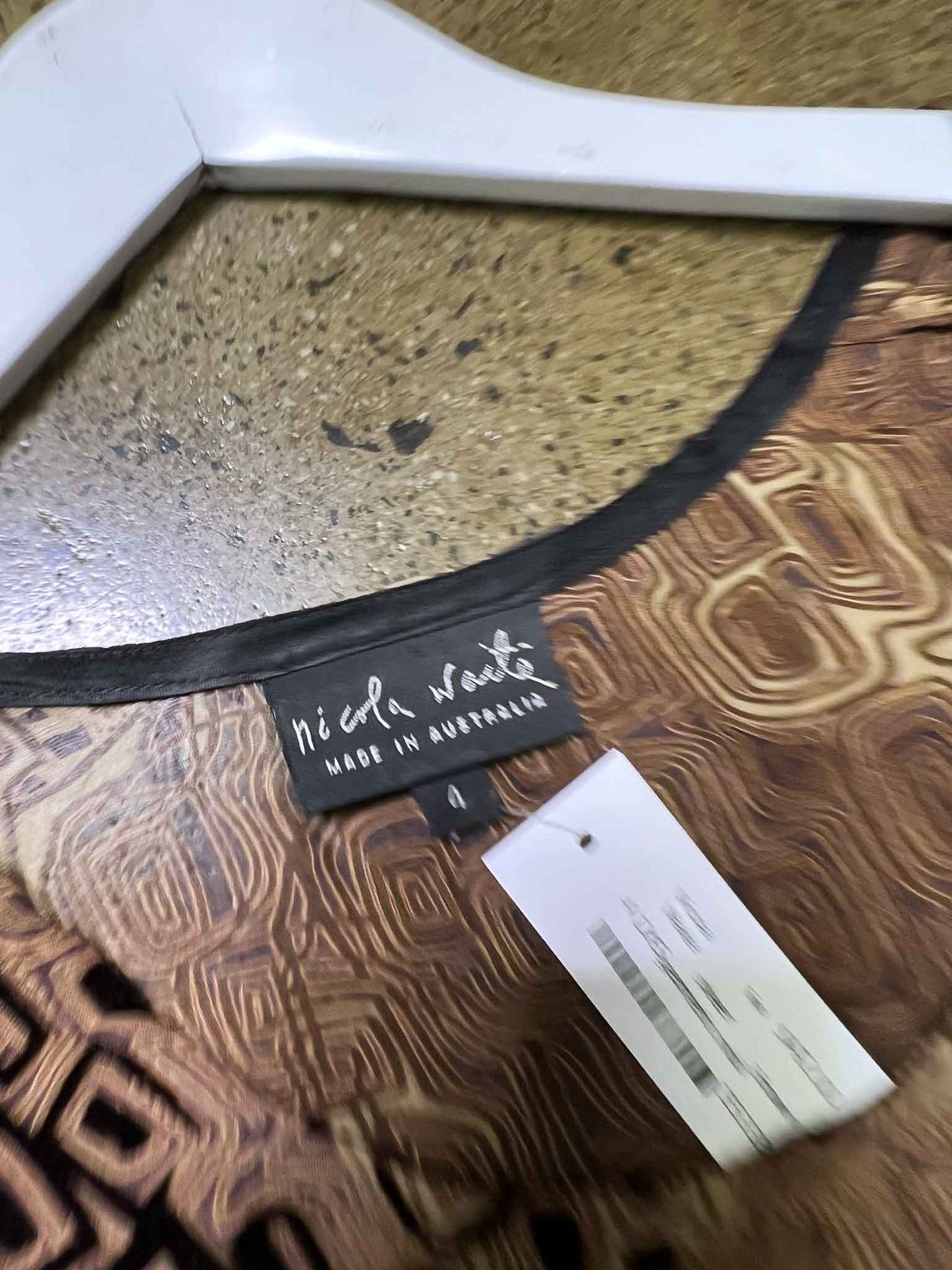 Size 4 (XXS) | Nicola Waite Silk Mini Dress Top