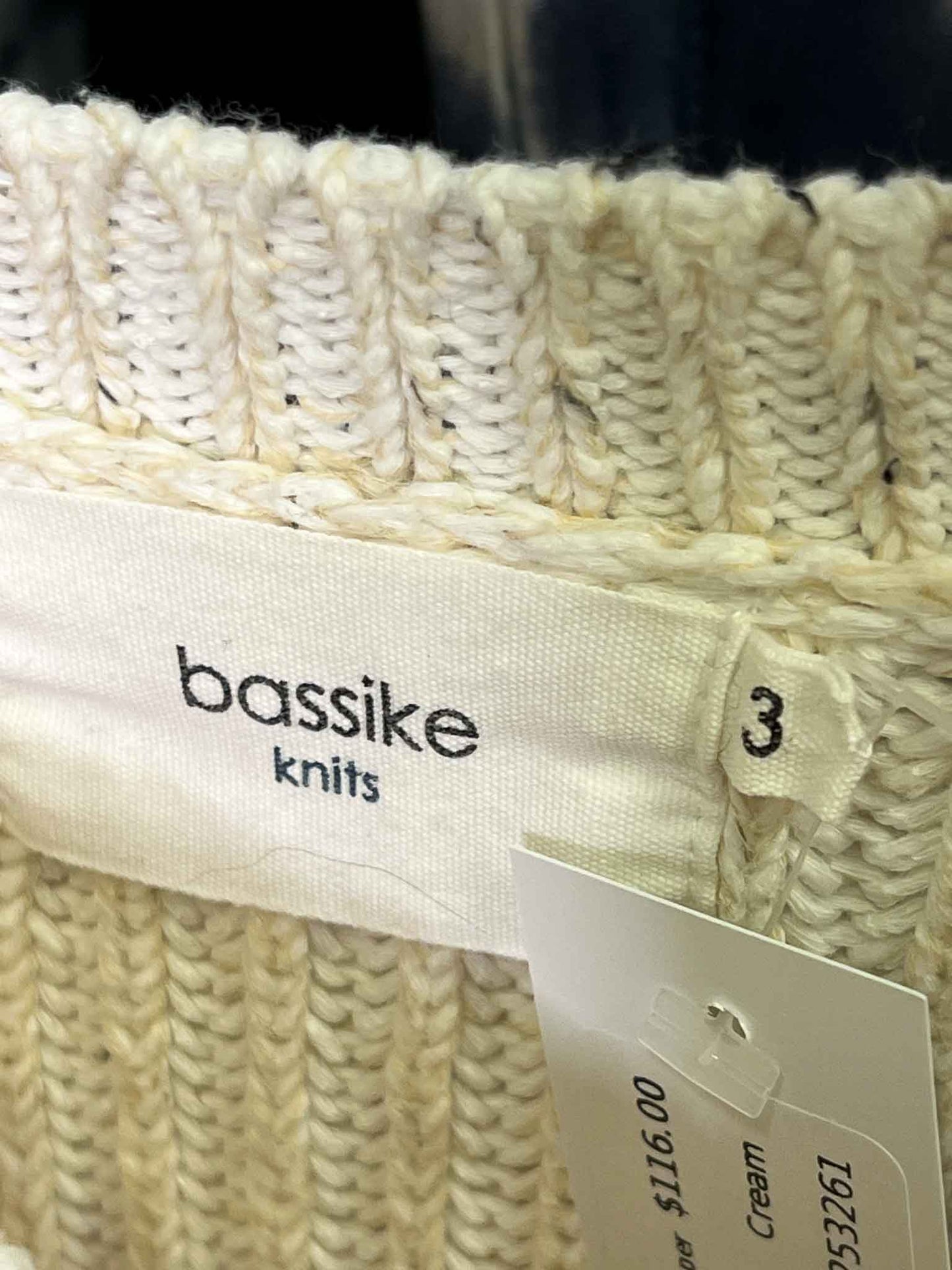 Size 3 (L) | Bassike Organic Cotton Boxy Jumper
