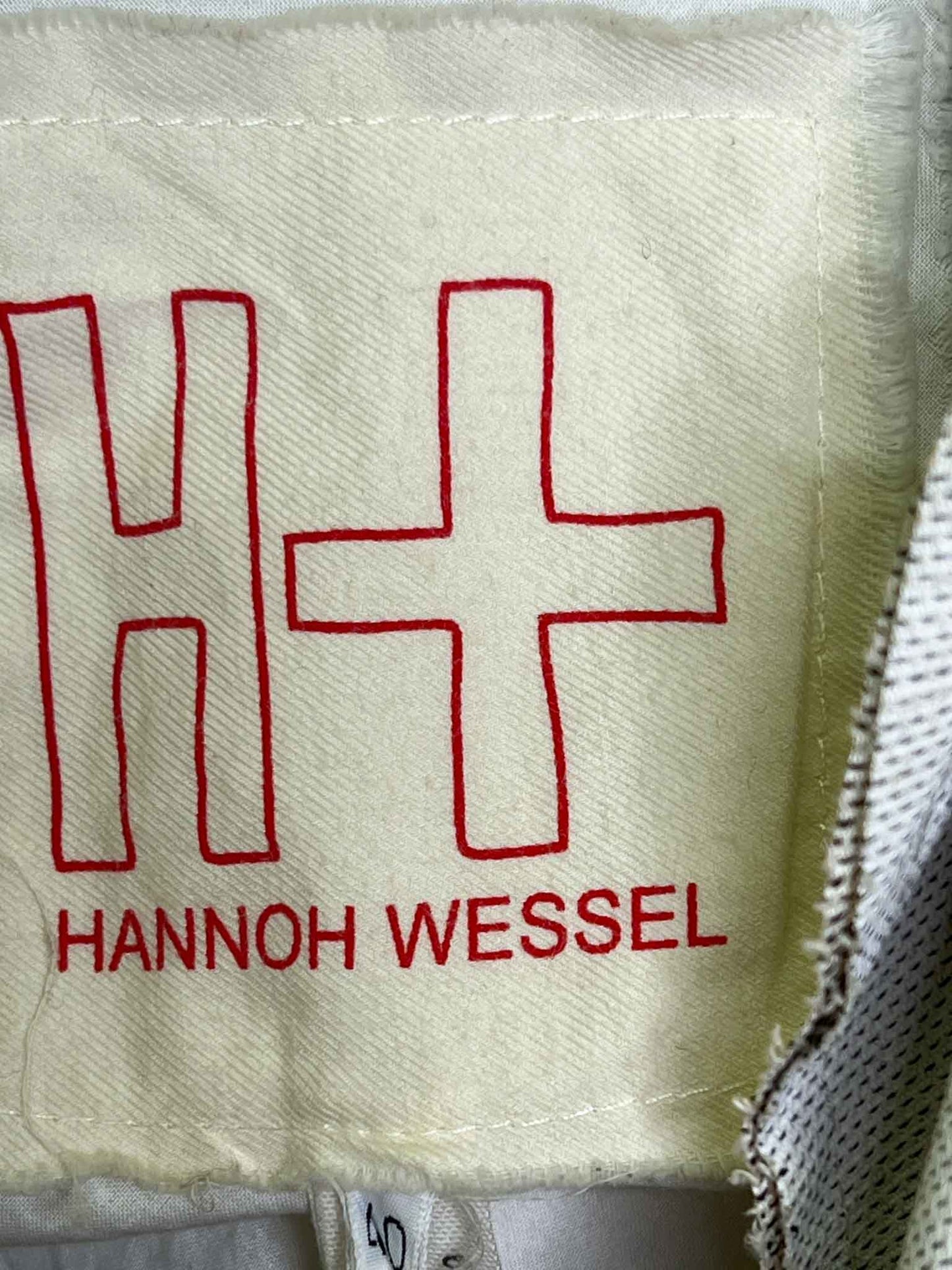 Size 40 (L) | Hannoh Wessel Cotton Canvas Knee-Length Coat