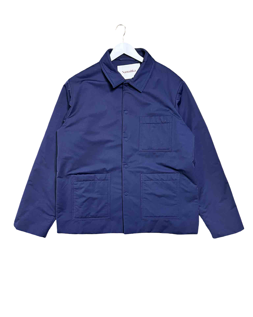 Size XL | Nanushka Kasen Padded Cotton-Blend Twill Shirt Jacket