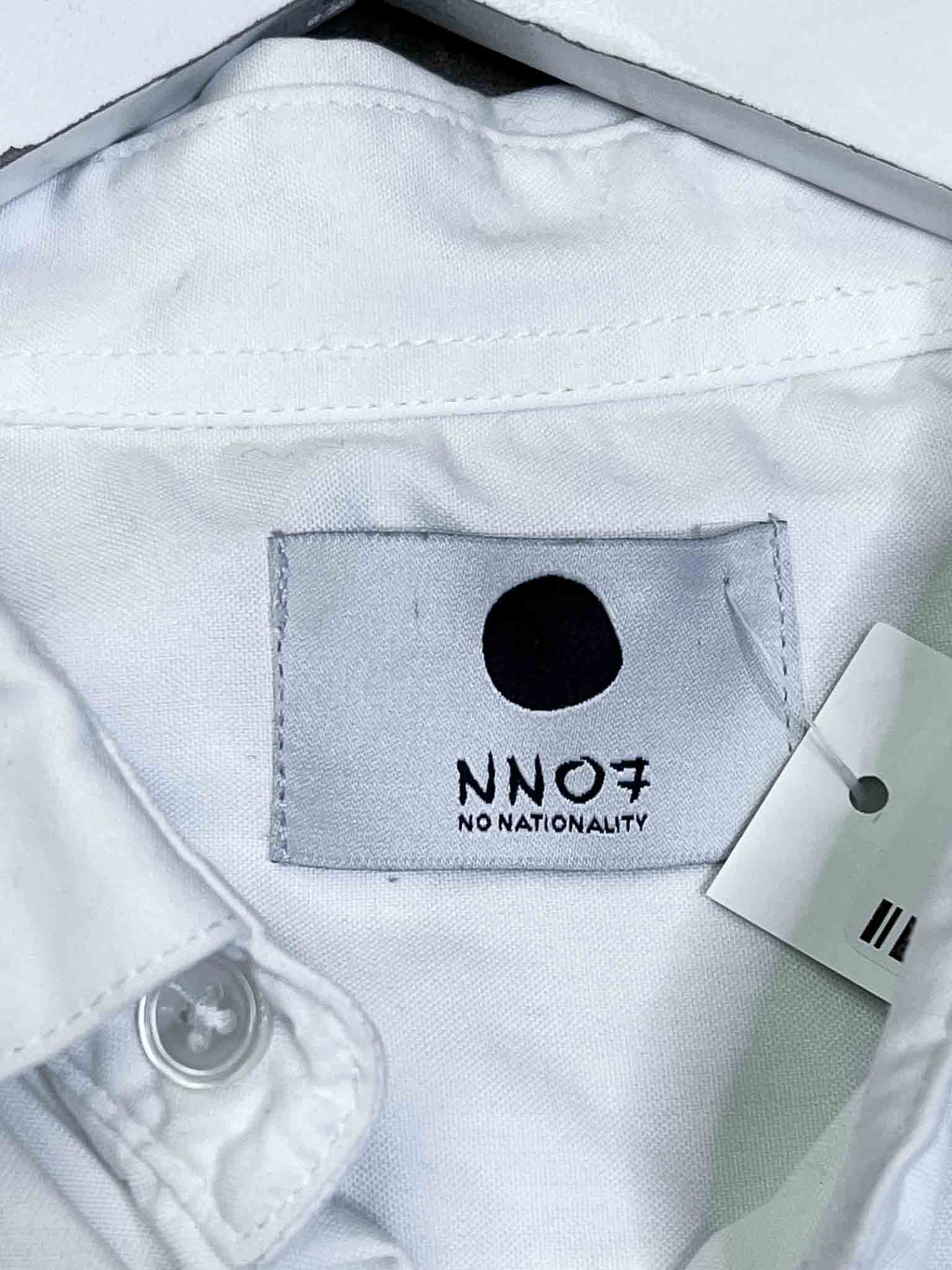 Size M | NN07 No Nationality White Shirt