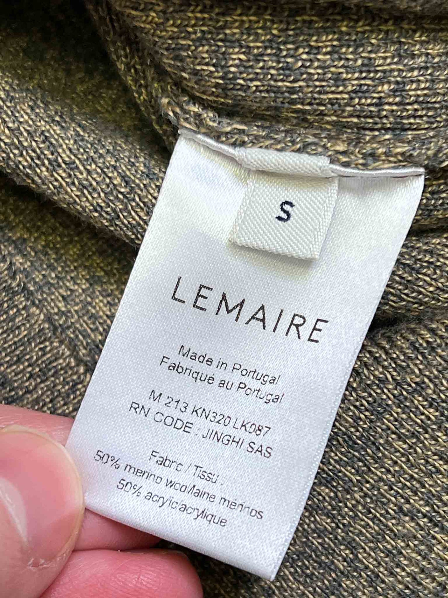 Size S | Lemaire Merino Blend Crewneck Jumper