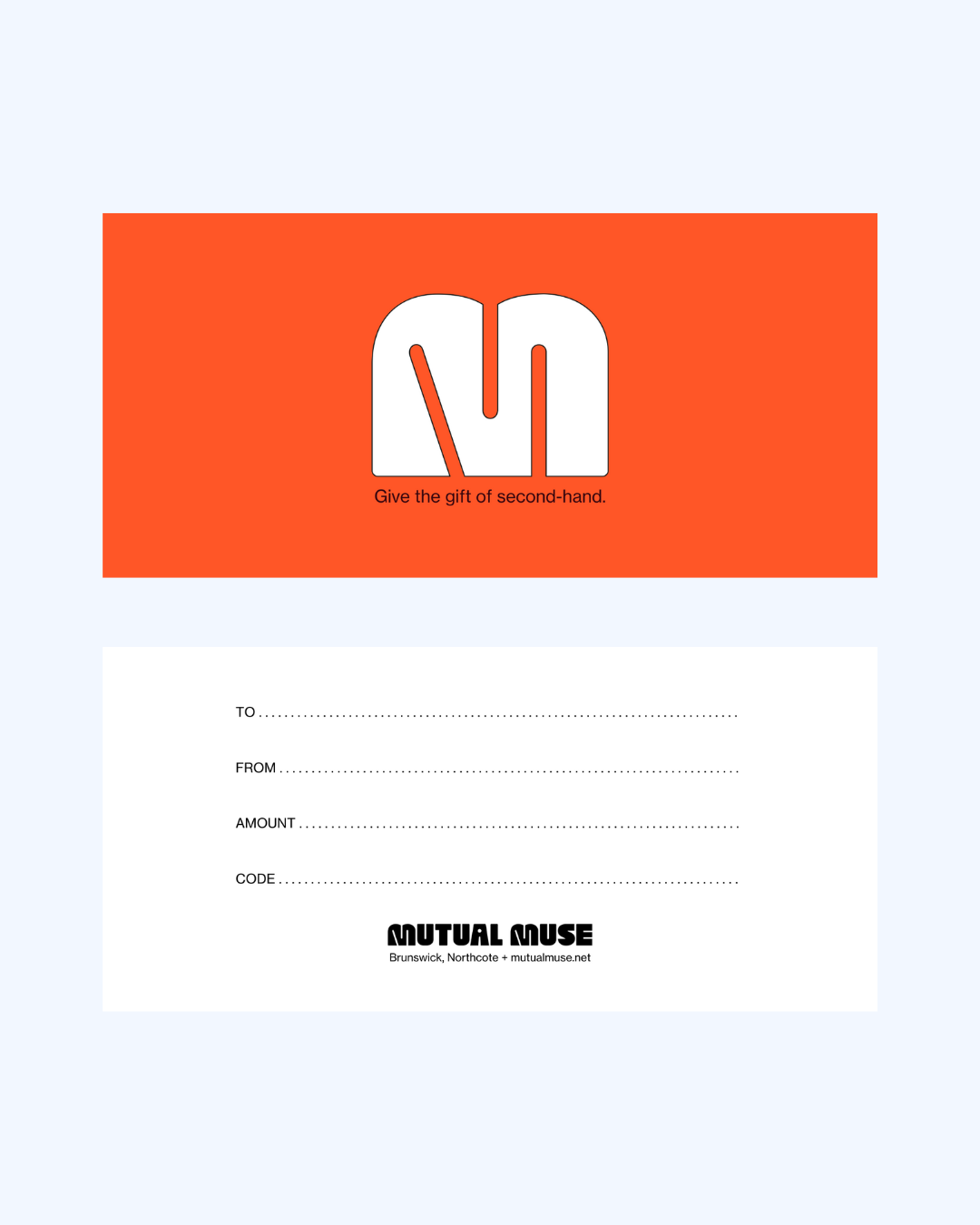 Physical Gift Voucher