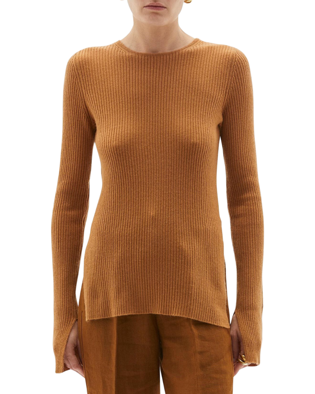Size 0 (6) | Bassike Ribbed Cashmere Wool Jumper