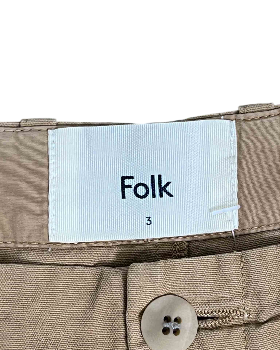 Size 3 (M) - Folk Soft Tan Assembly Worker Pants