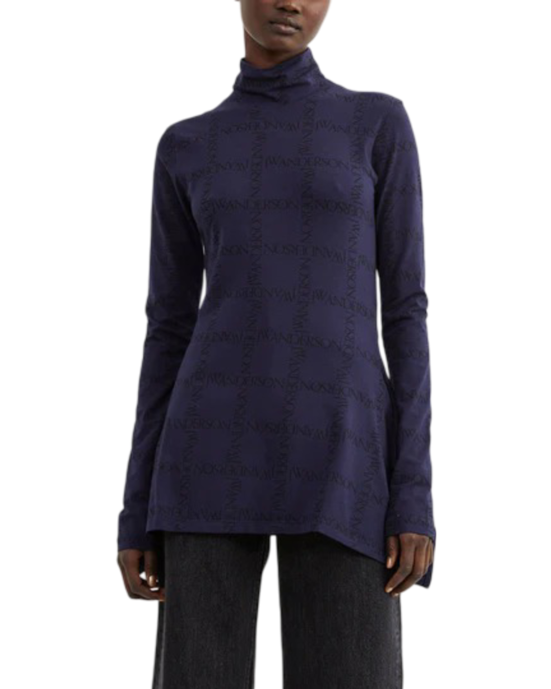 Size S | JW Anderson Asymmetrical Roll Neck Top