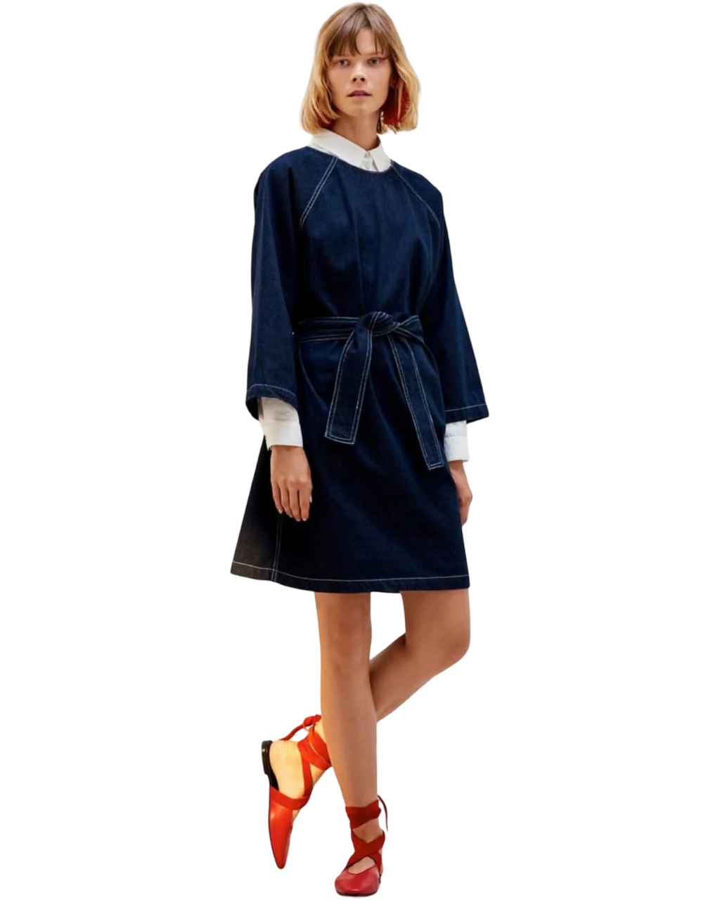 Size S | Kowtow Technique Denim Dress