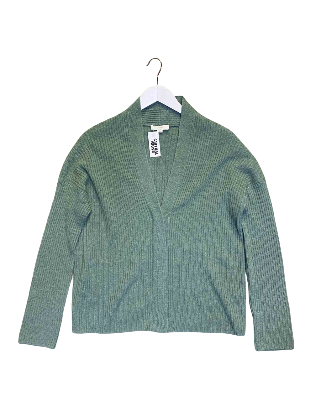Size M | Vince Ribbed Cashmere Wool Cardigan