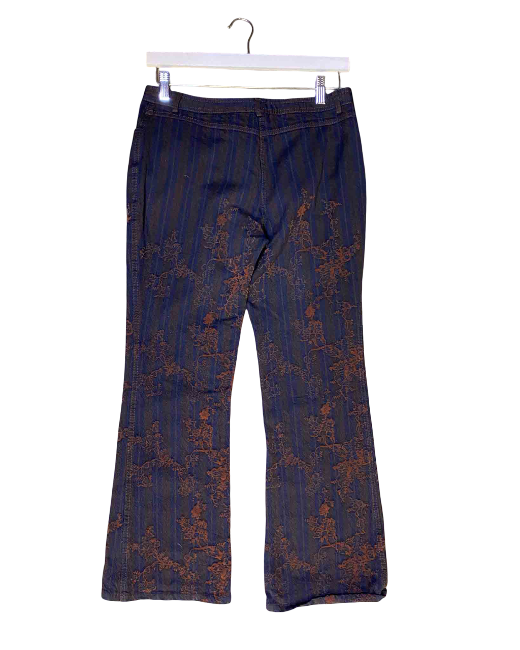 Size 40 (10) | Philosophy Alberta Ferretti Y2K Wool Cotton Jacquard Pants