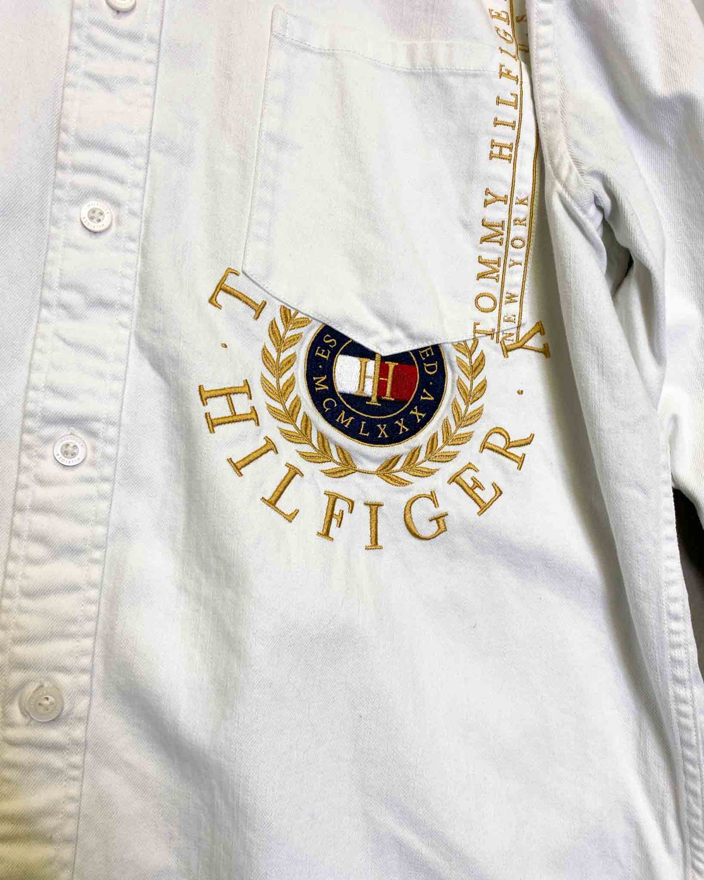 Size XL | Tommy Hilfiger Cotton Embroidered Shirt
