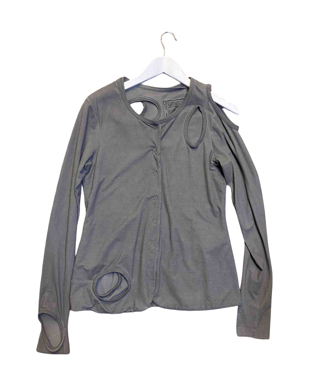 Size M | Runholz Black Label Cutout Cotton Cardigan