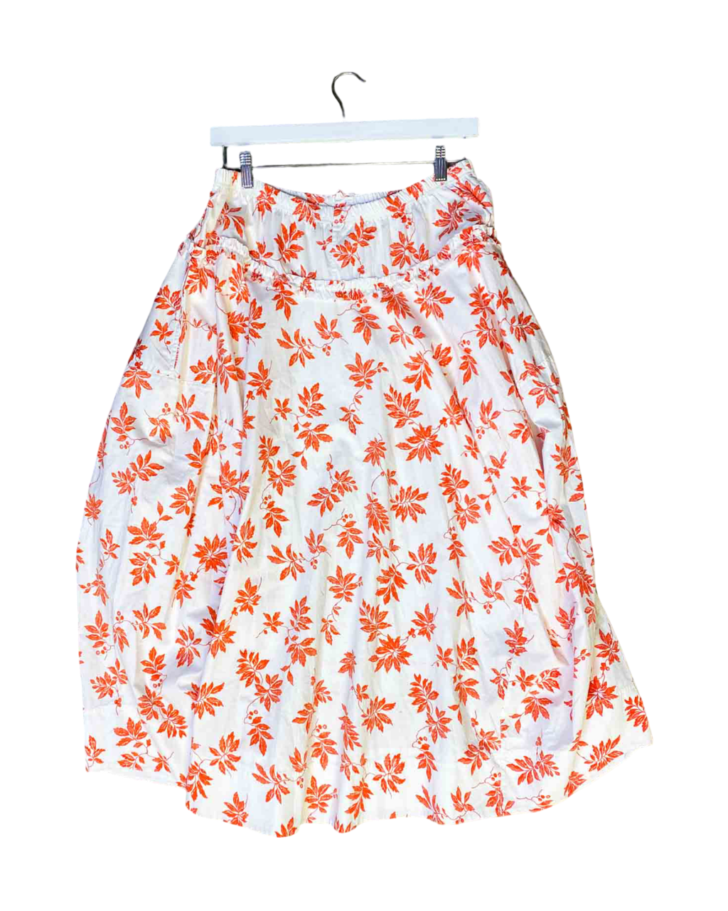Size 4 (XL) | Lee Mathews Cotton Floral Midi Skirt
