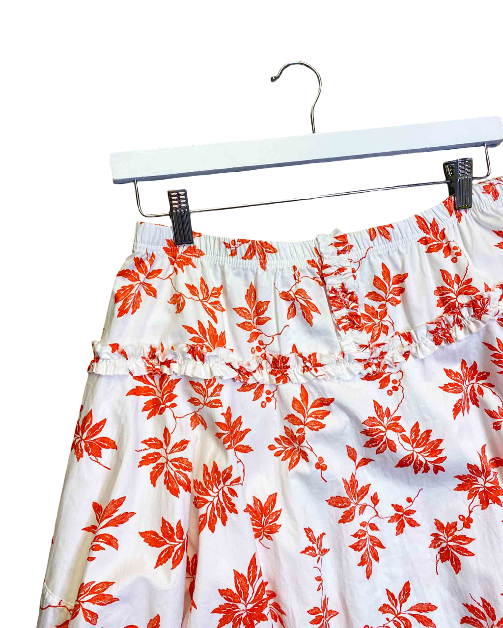 Size 4 (XL) | Lee Mathews Cotton Floral Midi Skirt