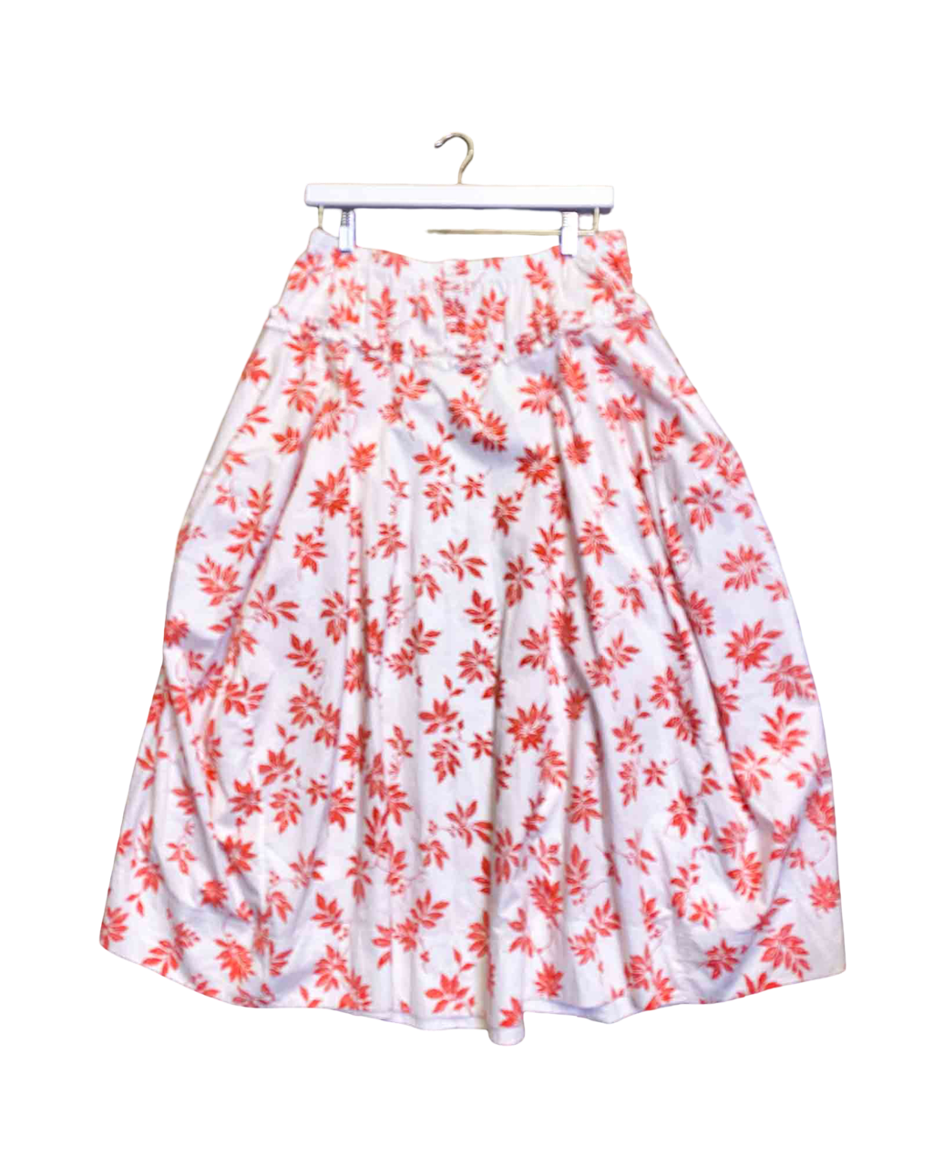 Size 4 (XL) | Lee Mathews Cotton Floral Midi Skirt