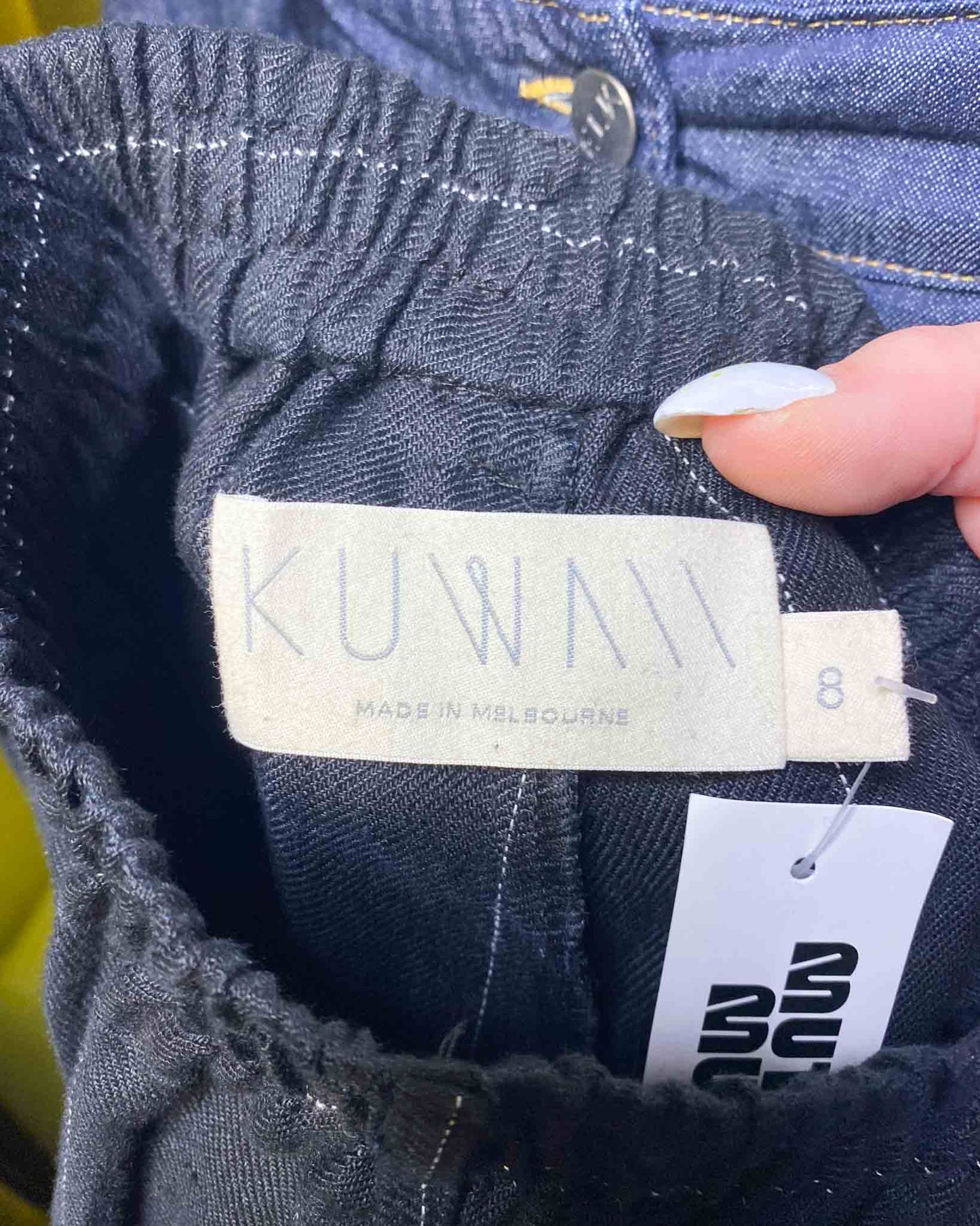 Size 8 | Kuwaii Pinstripe Linen Pants