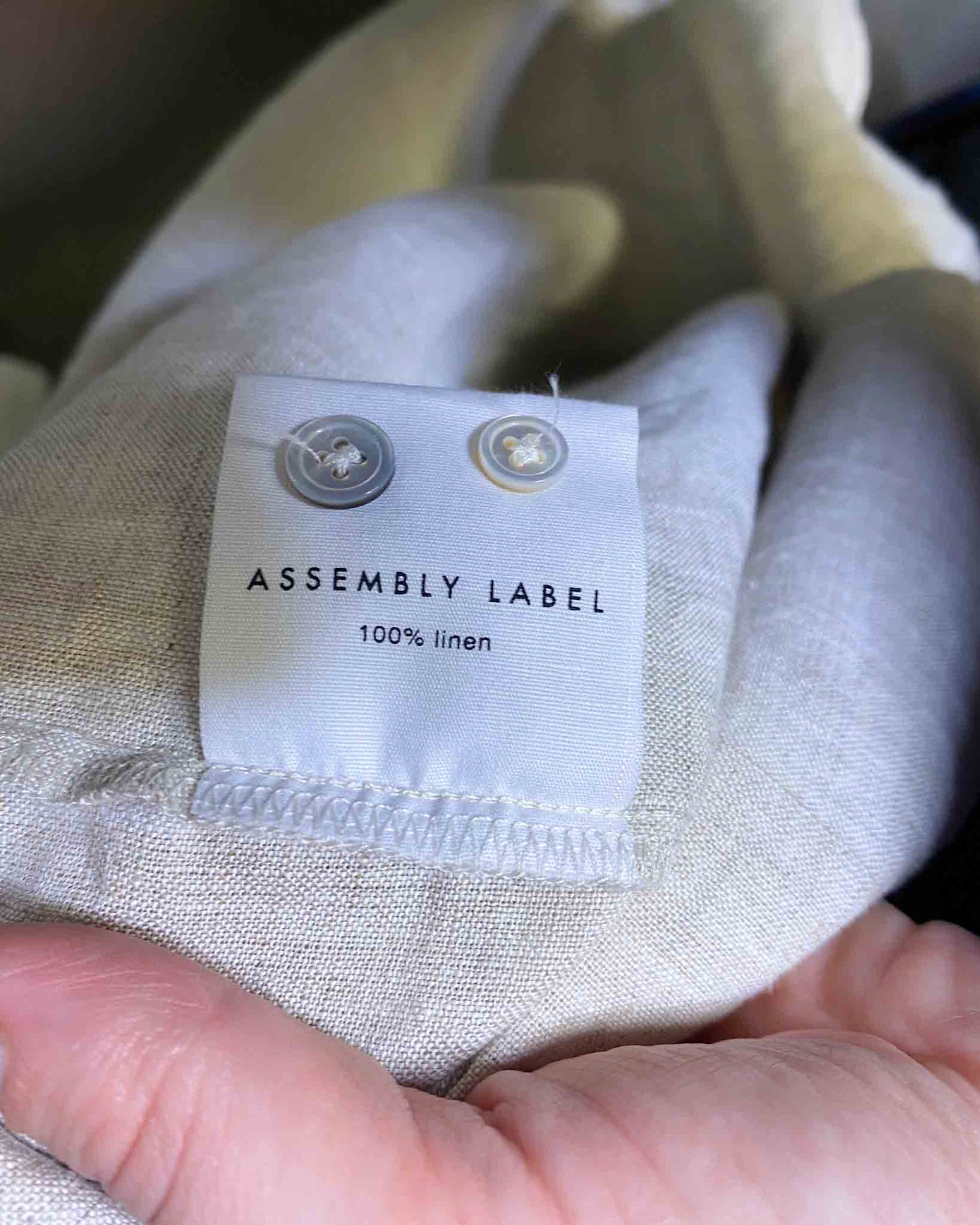 Size 12 | Assembly Label Linen Shirt Dress