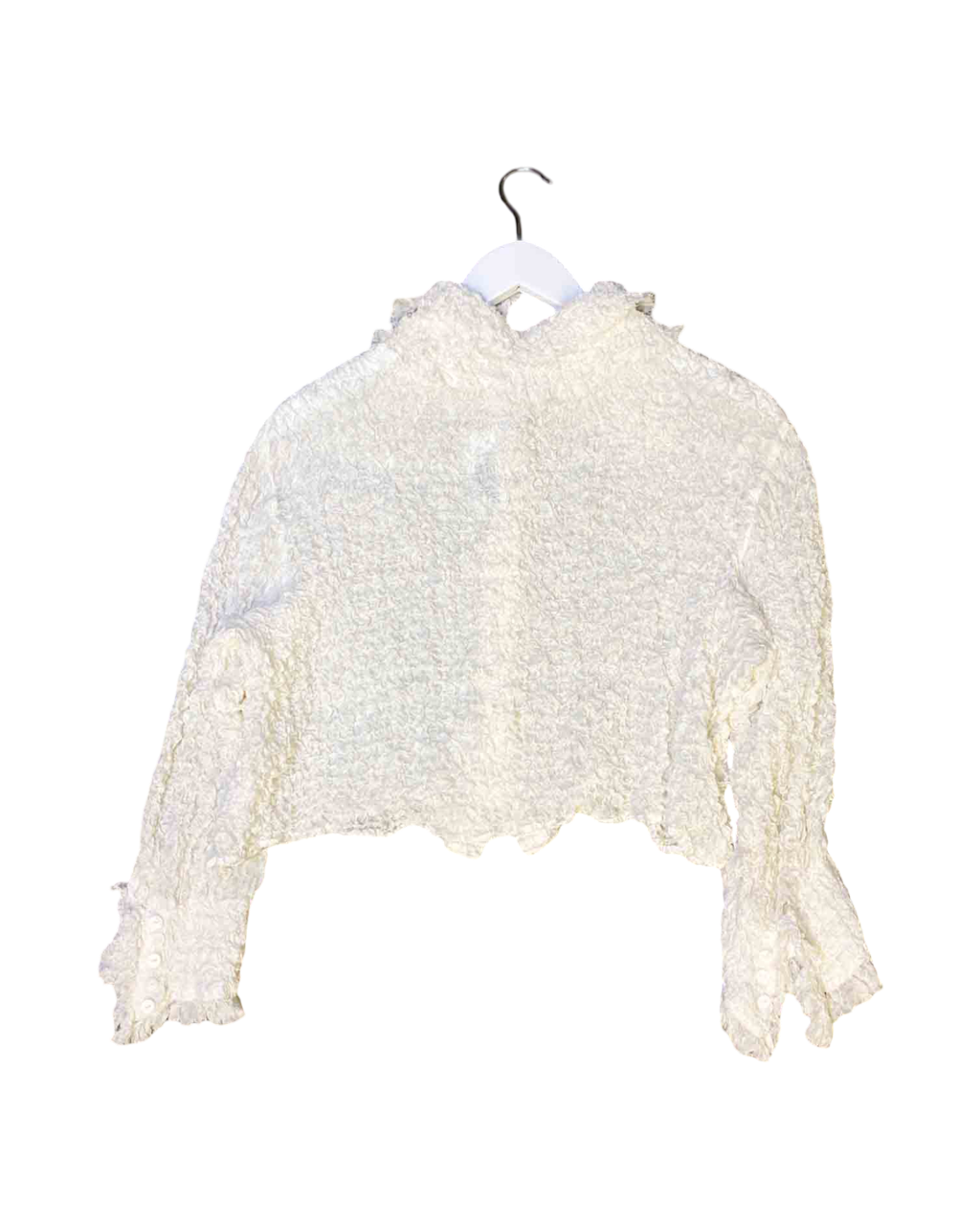 Size M | MA Dainty Crinkle Silk Shirt