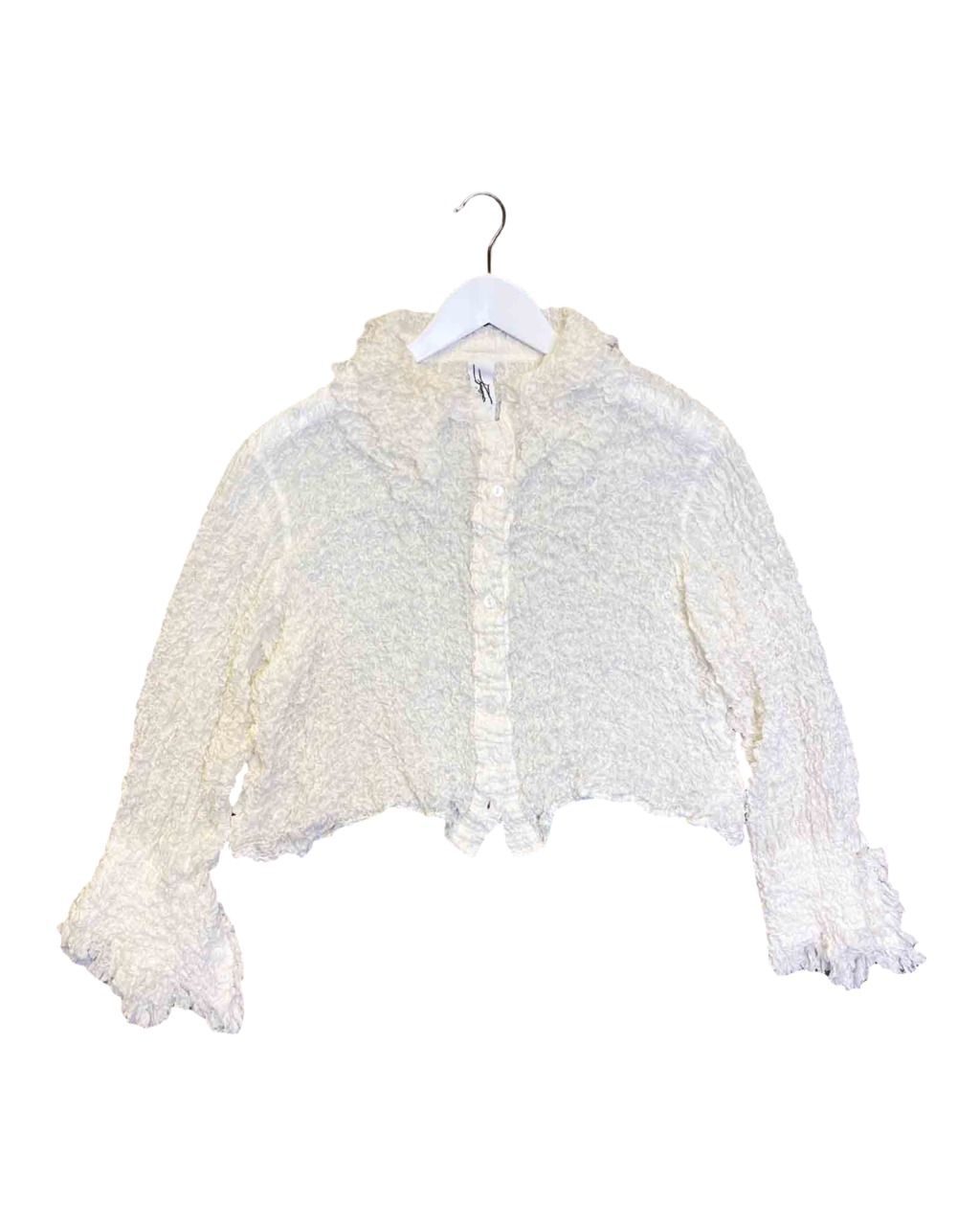 Size M | MA Dainty Crinkle Silk Shirt