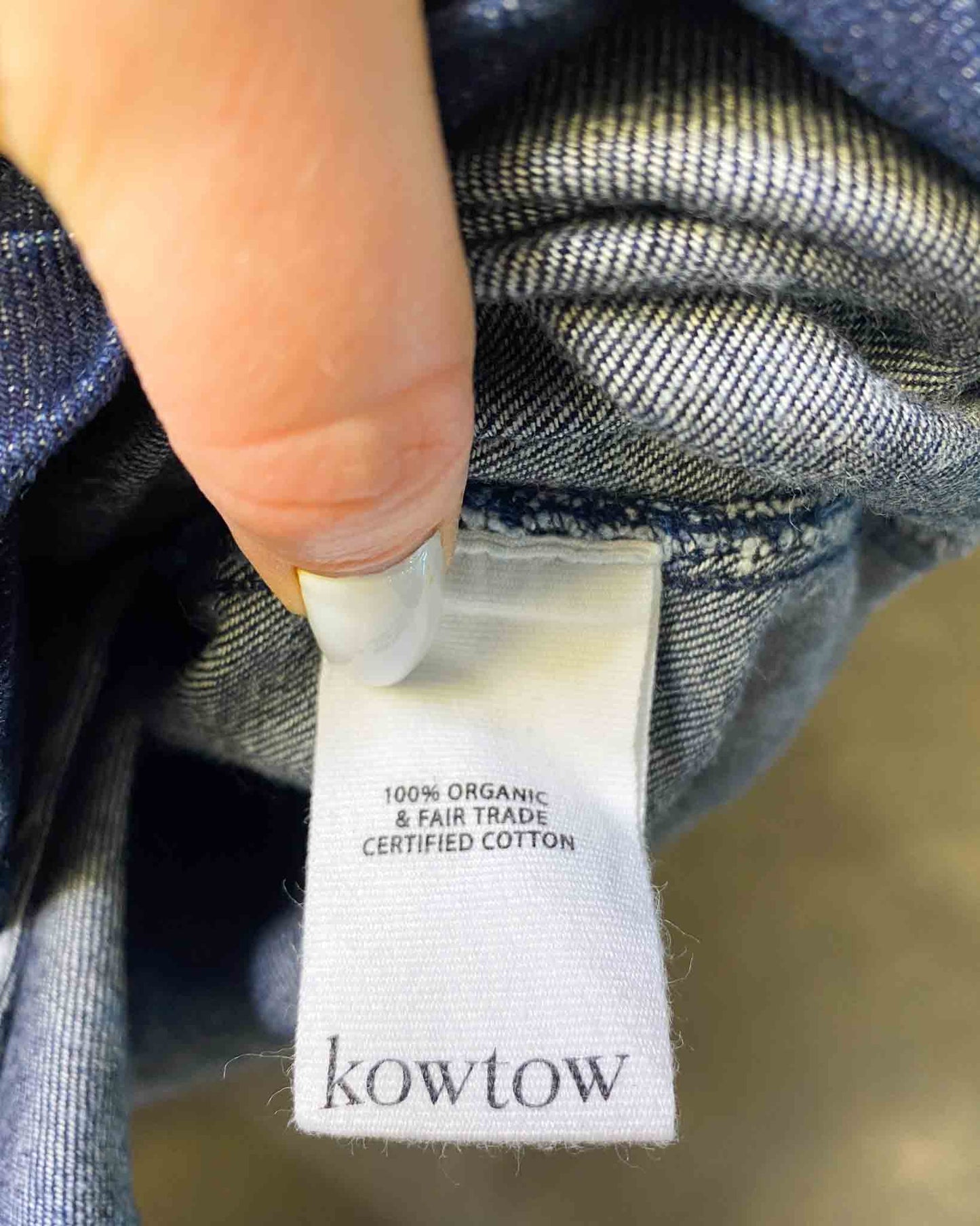 Size S | Kowtow Technique Denim Dress