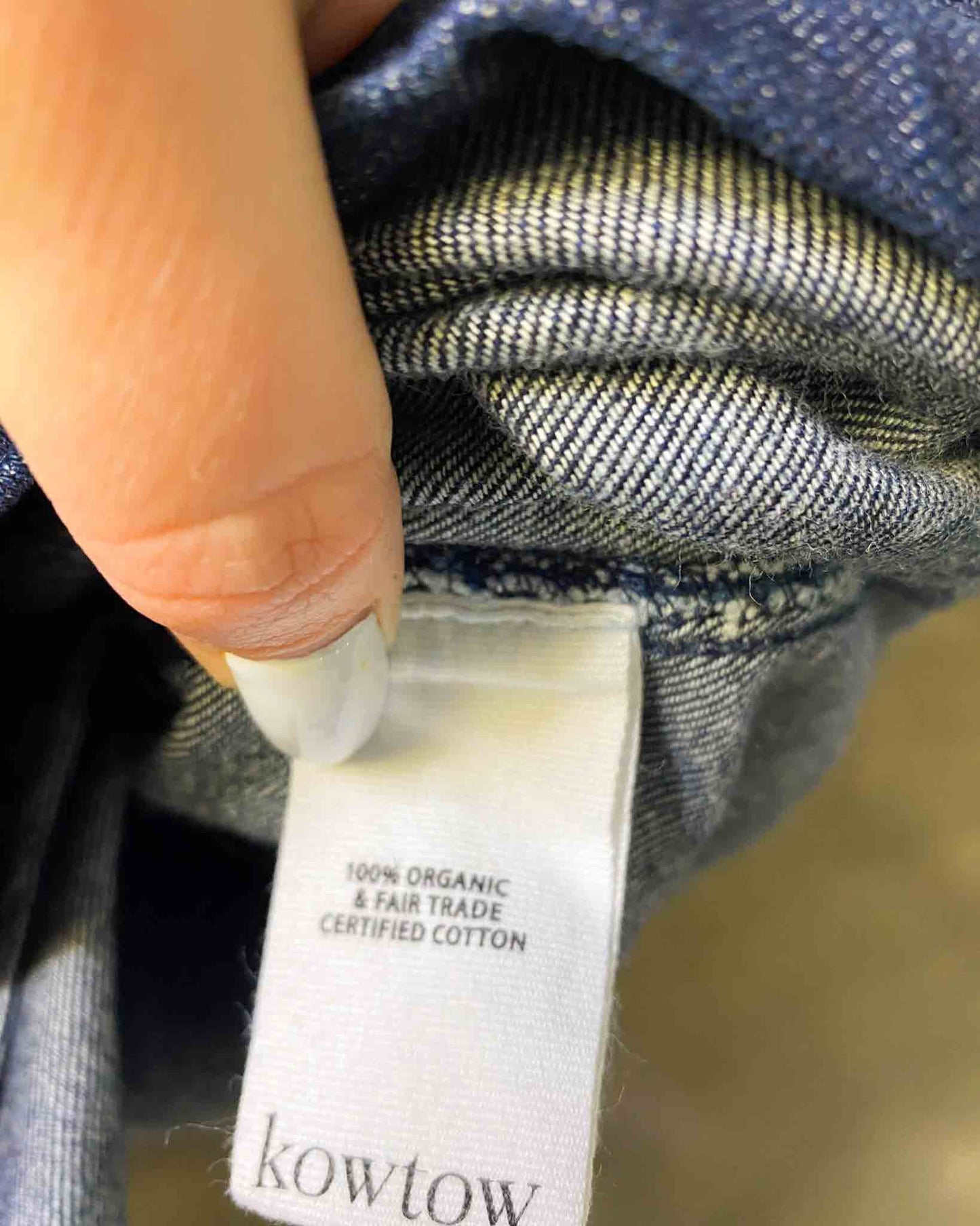 Size S | Kowtow Technique Denim Dress