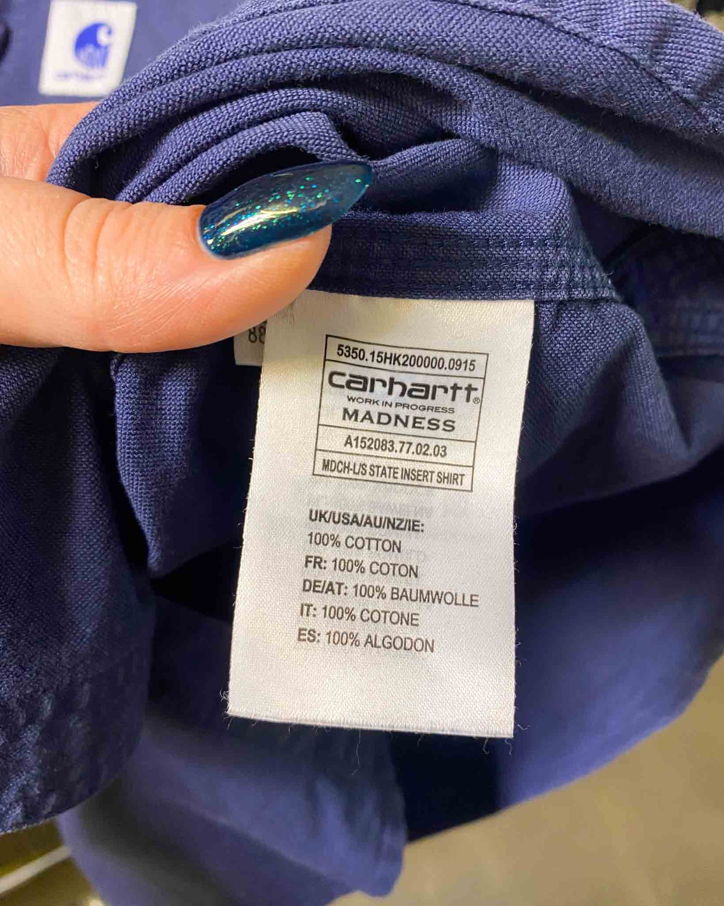 Size S | Carhartt Cotton Canvas Shirt