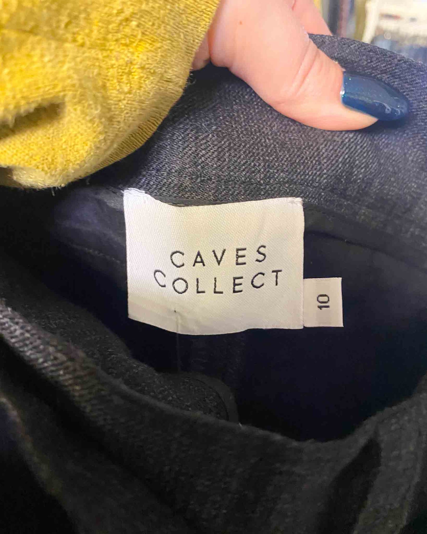 Size 10 | Caves Collect Wool Pinstripe Pants