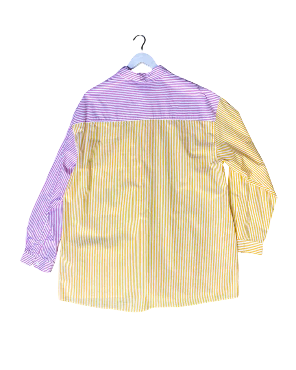 Size XL | Blanca Striped Cotton Shirt