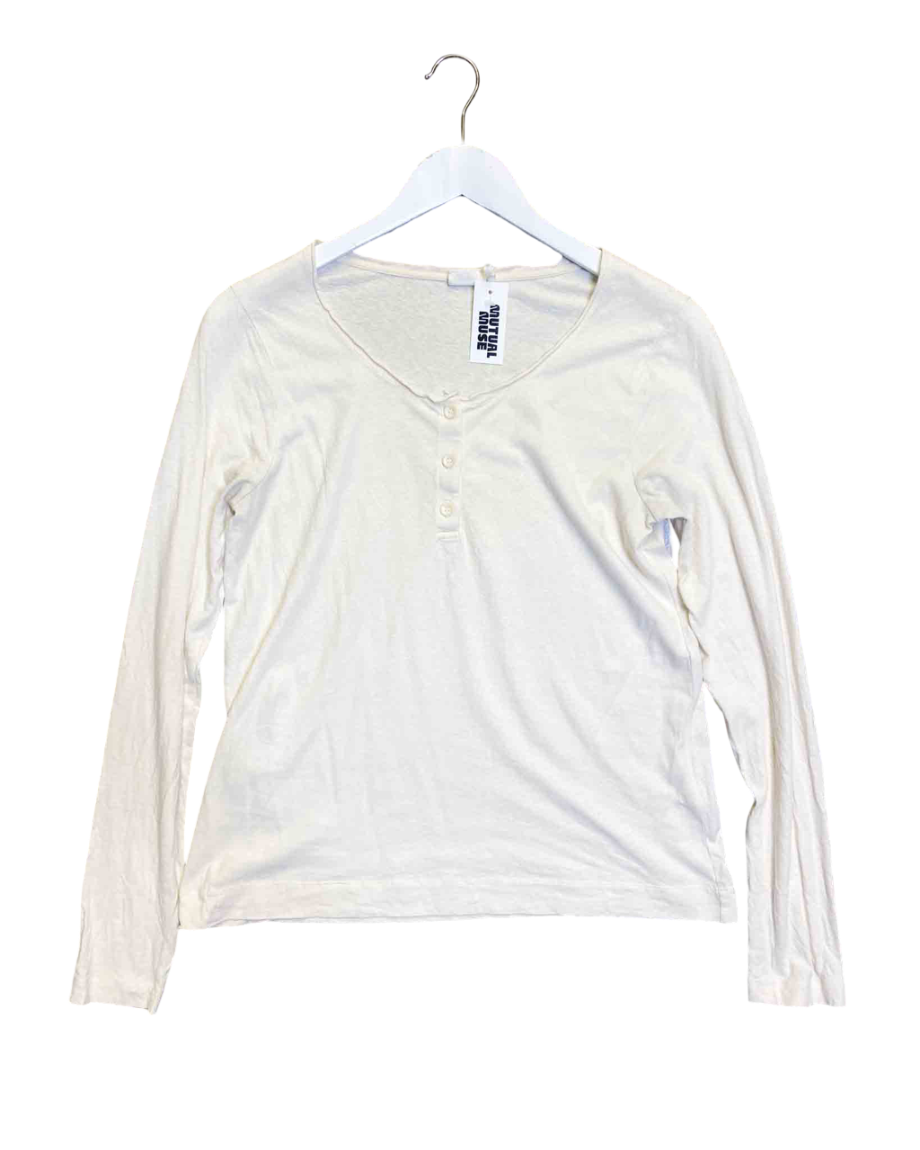 Size S | Toast Linen Blend Henley T-Shirt