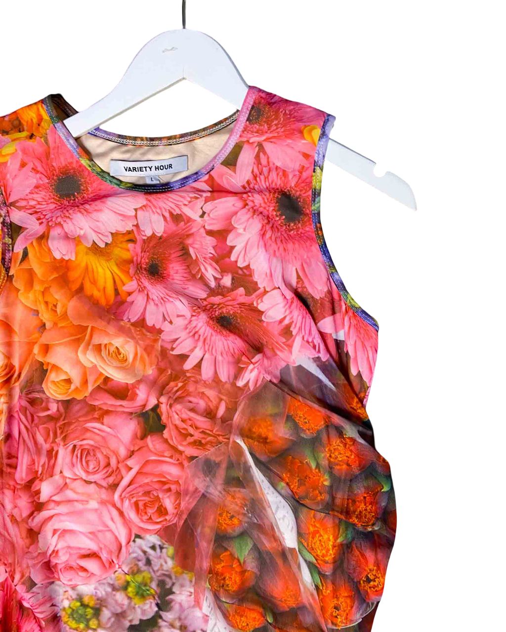 Size L | Variety Hour Floral Mesh Dress