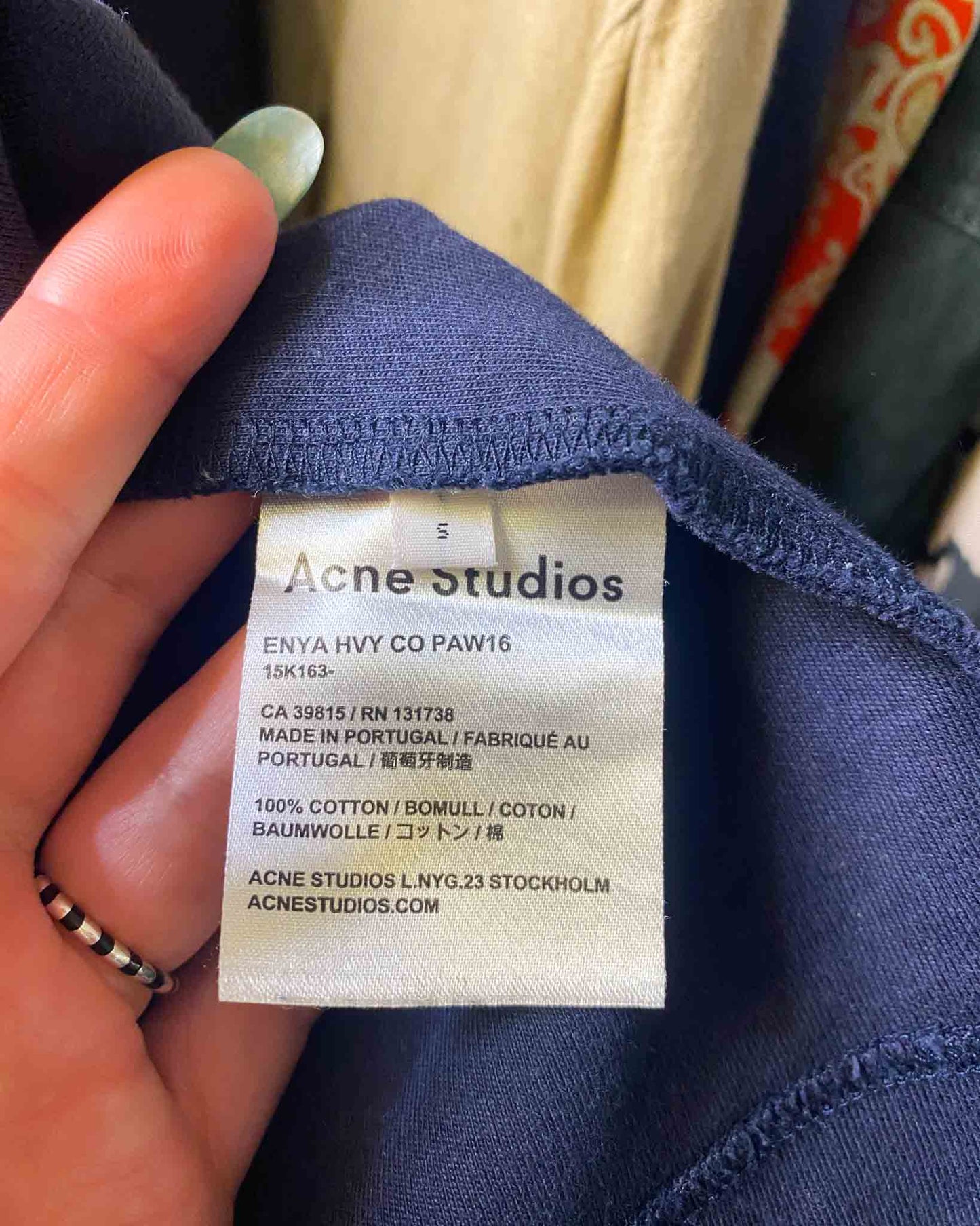 Size S | Acne Studios Heavy Jersey T-shirt