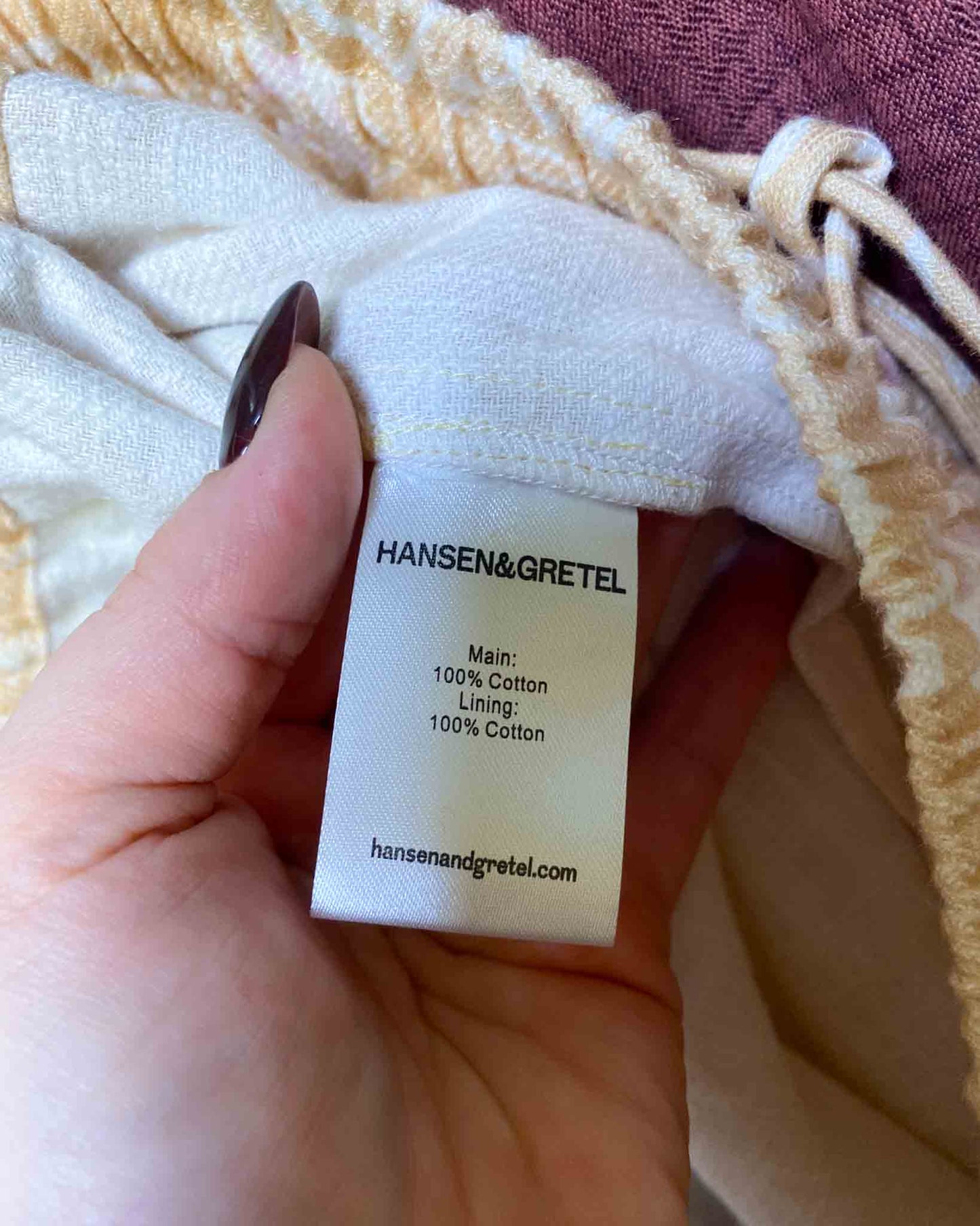 Size L | Hansen & Gretel Volley Pants With Tags