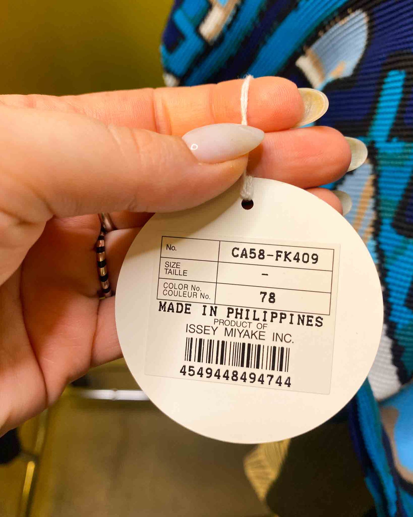 One Size | Issey Miyake Cauliflower Pleated Top With Tags