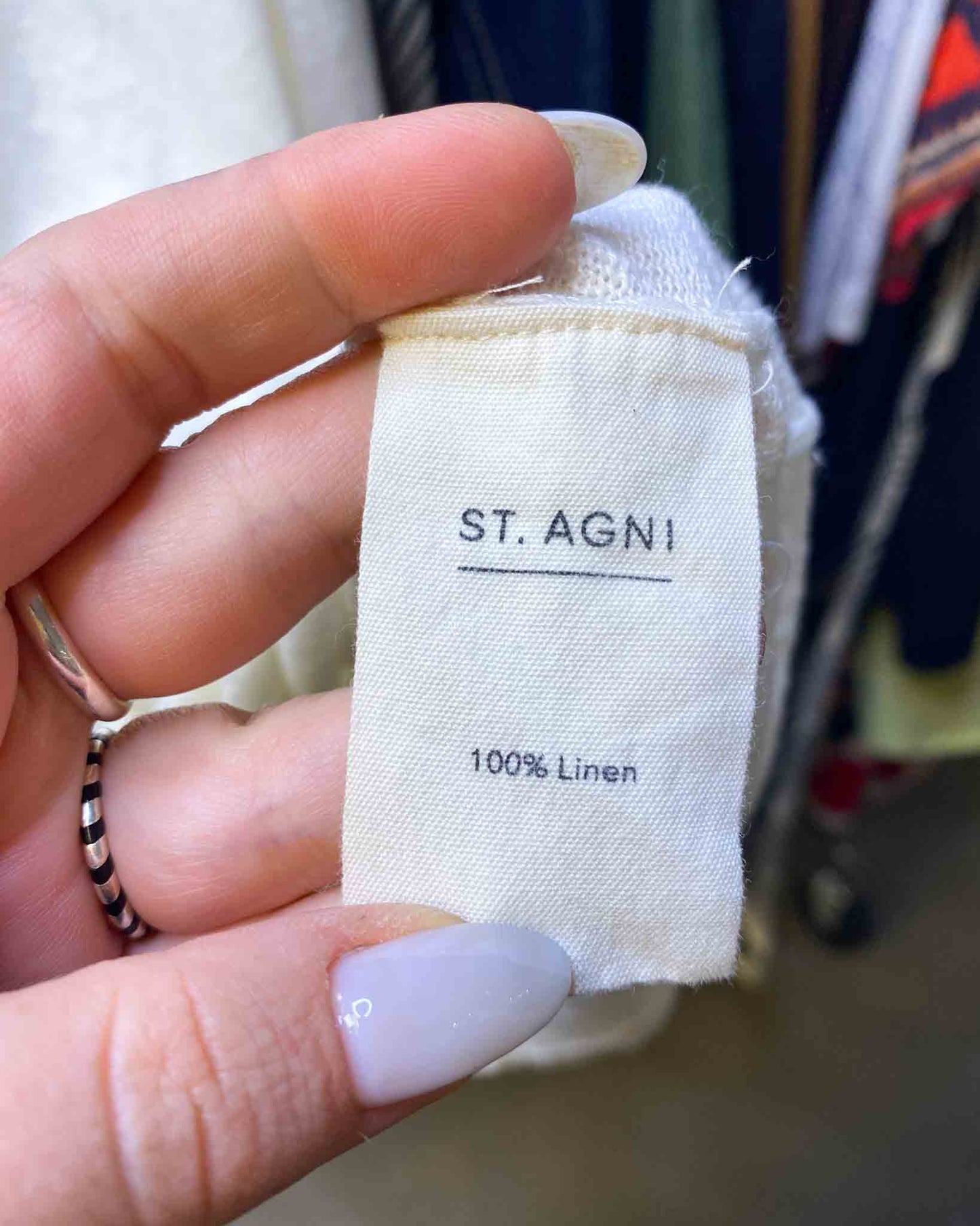 One Size | St Agni Linen Knit Top