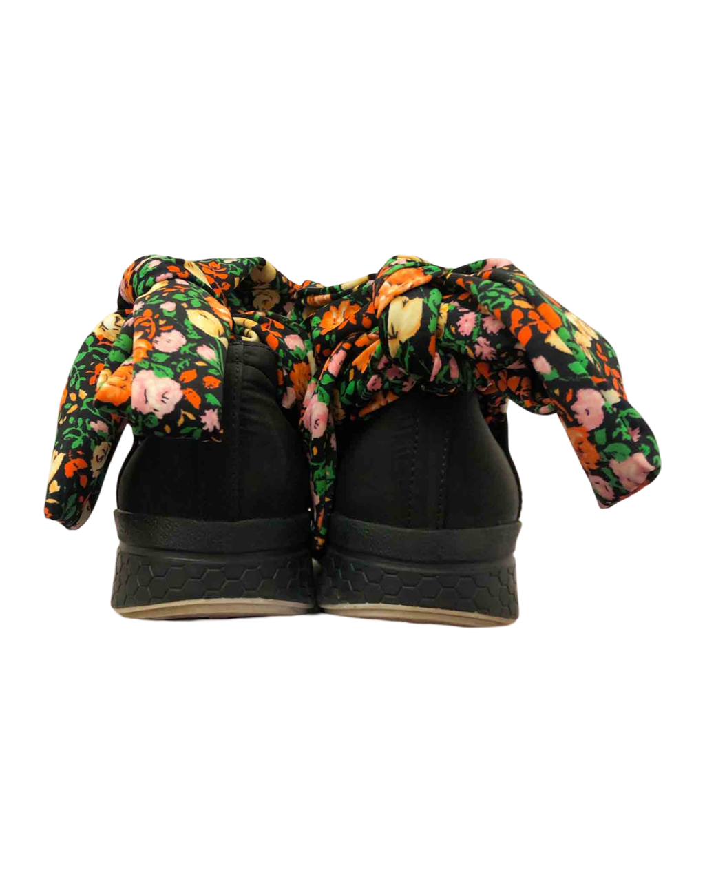 Size 38 | Ganni Floral Tie Shoes