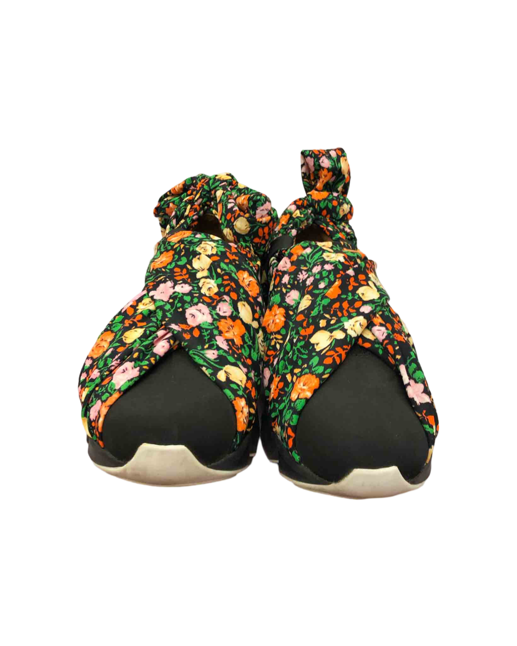 Size 38 | Ganni Floral Tie Shoes