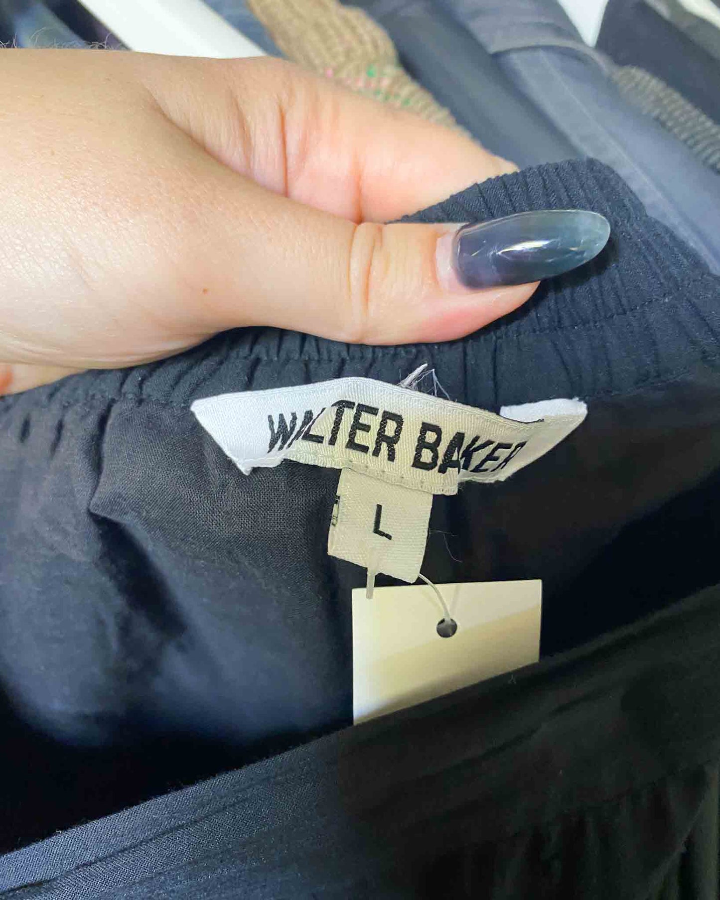 Size L | Walter Baker Cotton Broderie Anglais Maxi Skirt