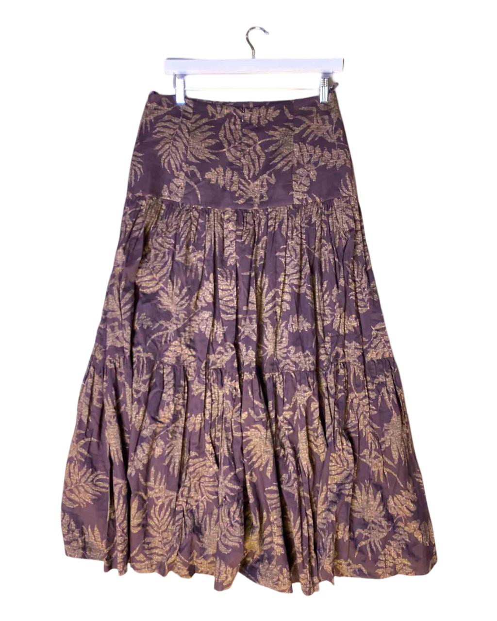 Size 14 | Bec + Bridge Cotton Palm Maxi Skirt