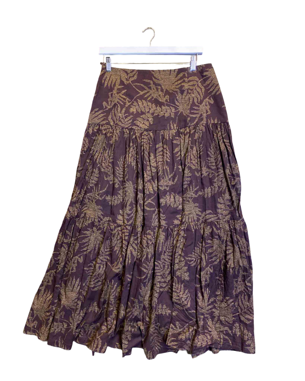 Size 14 | Bec + Bridge Cotton Palm Maxi Skirt