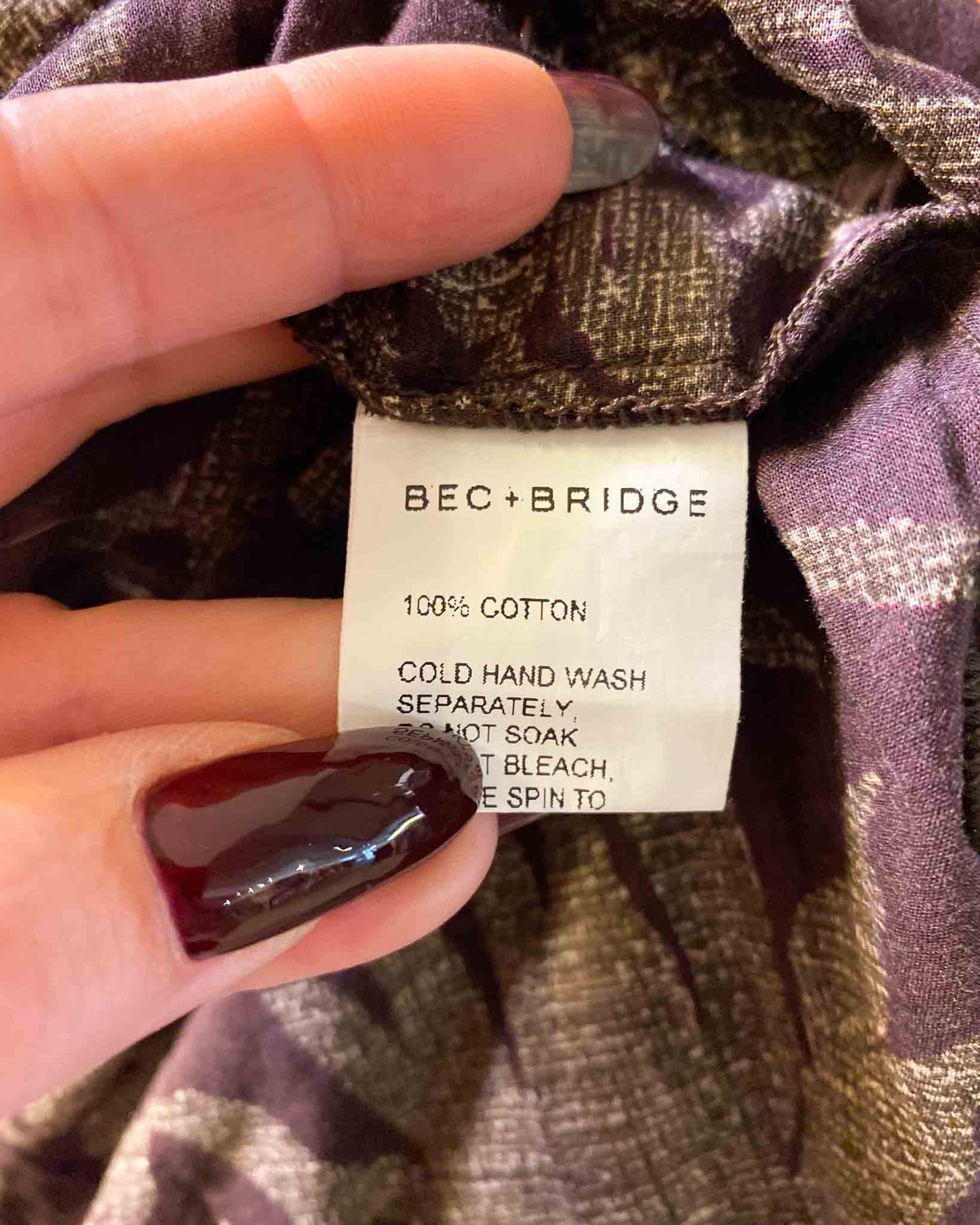 Size 14 | Bec + Bridge Cotton Palm Maxi Skirt