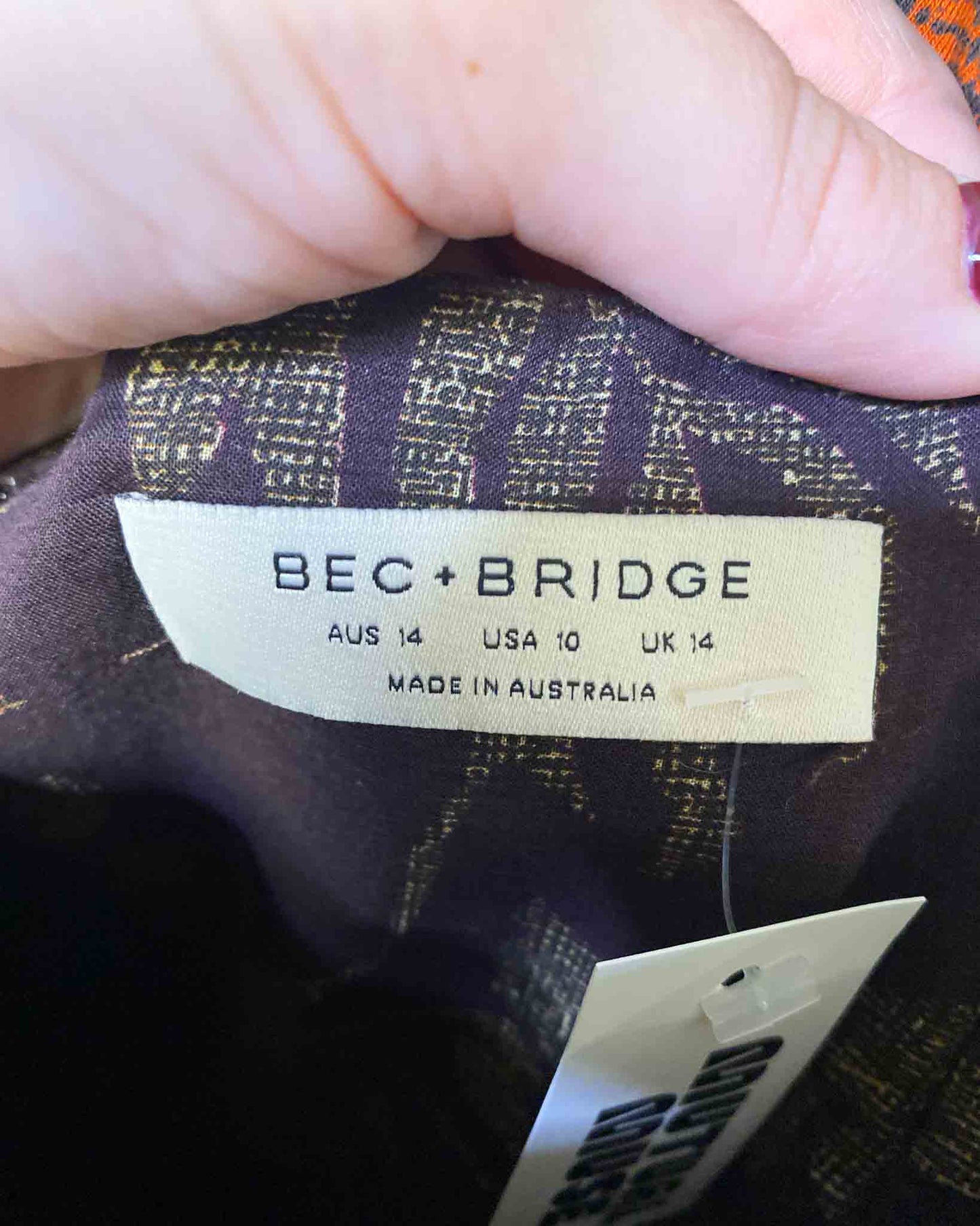 Size 14 | Bec + Bridge Cotton Palm Maxi Skirt
