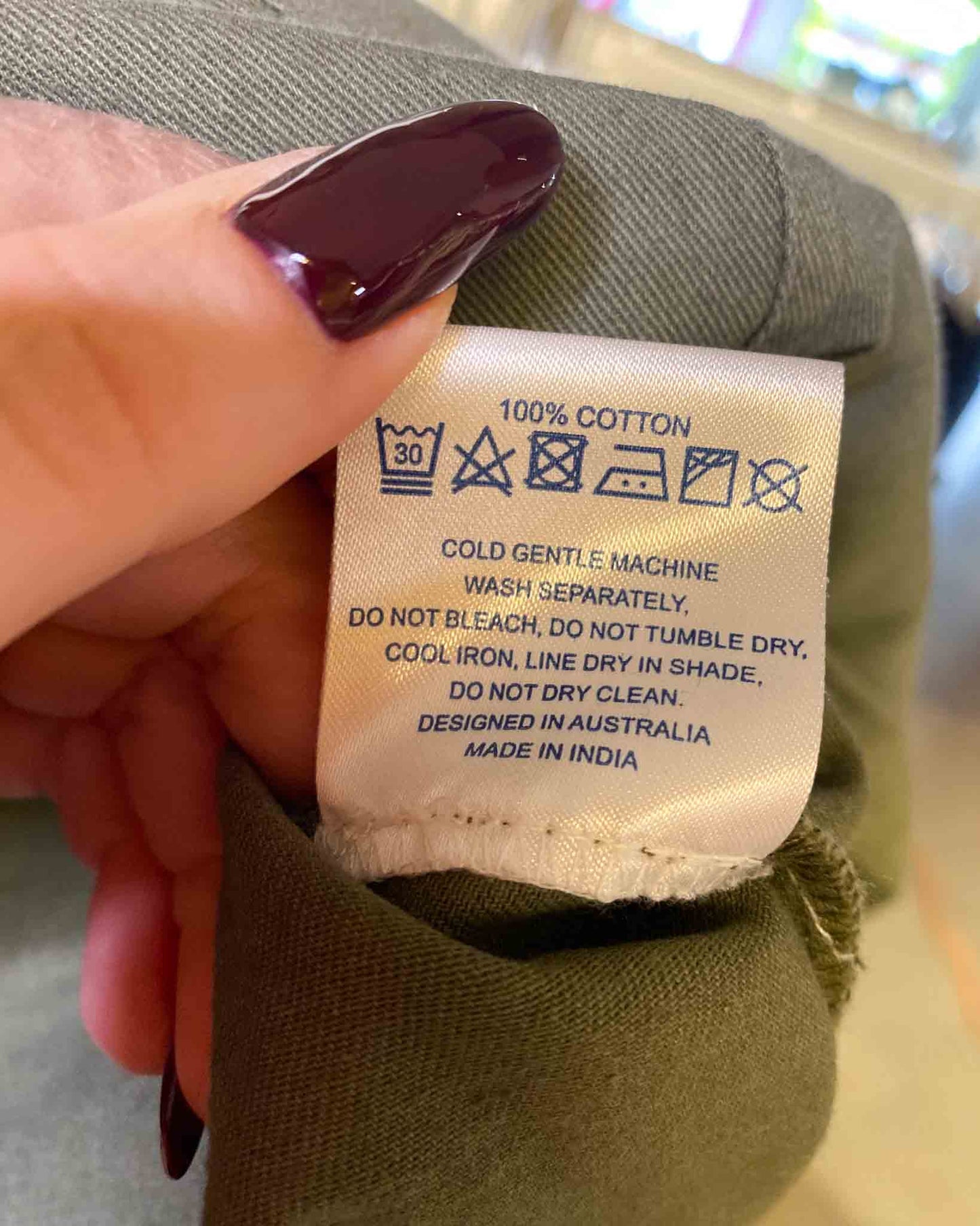Size 16 | Boom Shankar Cotton Mini Skirt