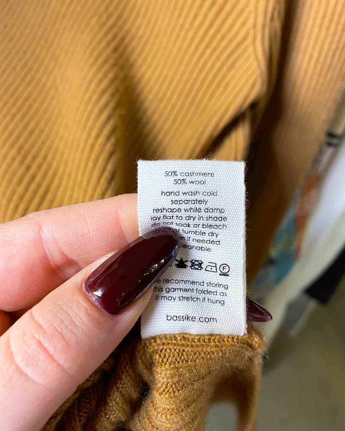Size 0 (6) | Bassike Ribbed Cashmere Wool Jumper