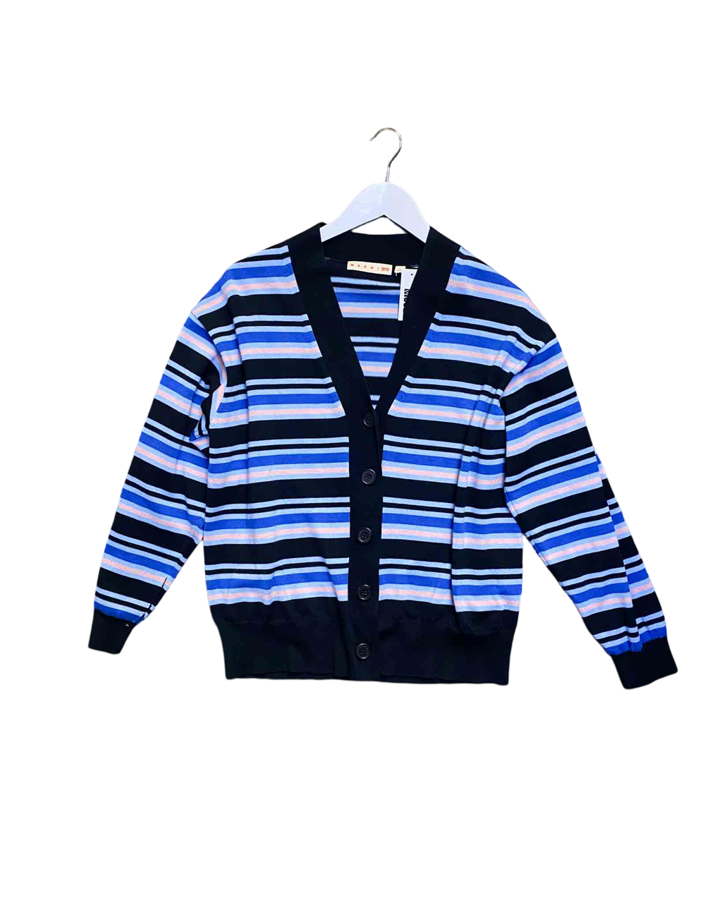 Size S | Marni x Uniqlo Striped Wool Blend Cardigan