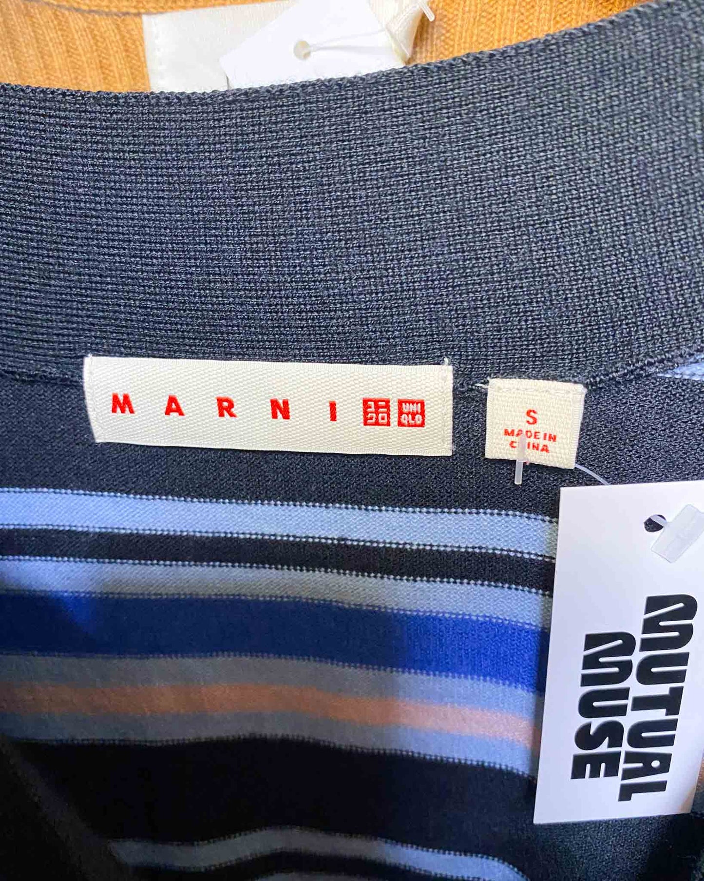 Size S | Marni x Uniqlo Striped Wool Blend Cardigan